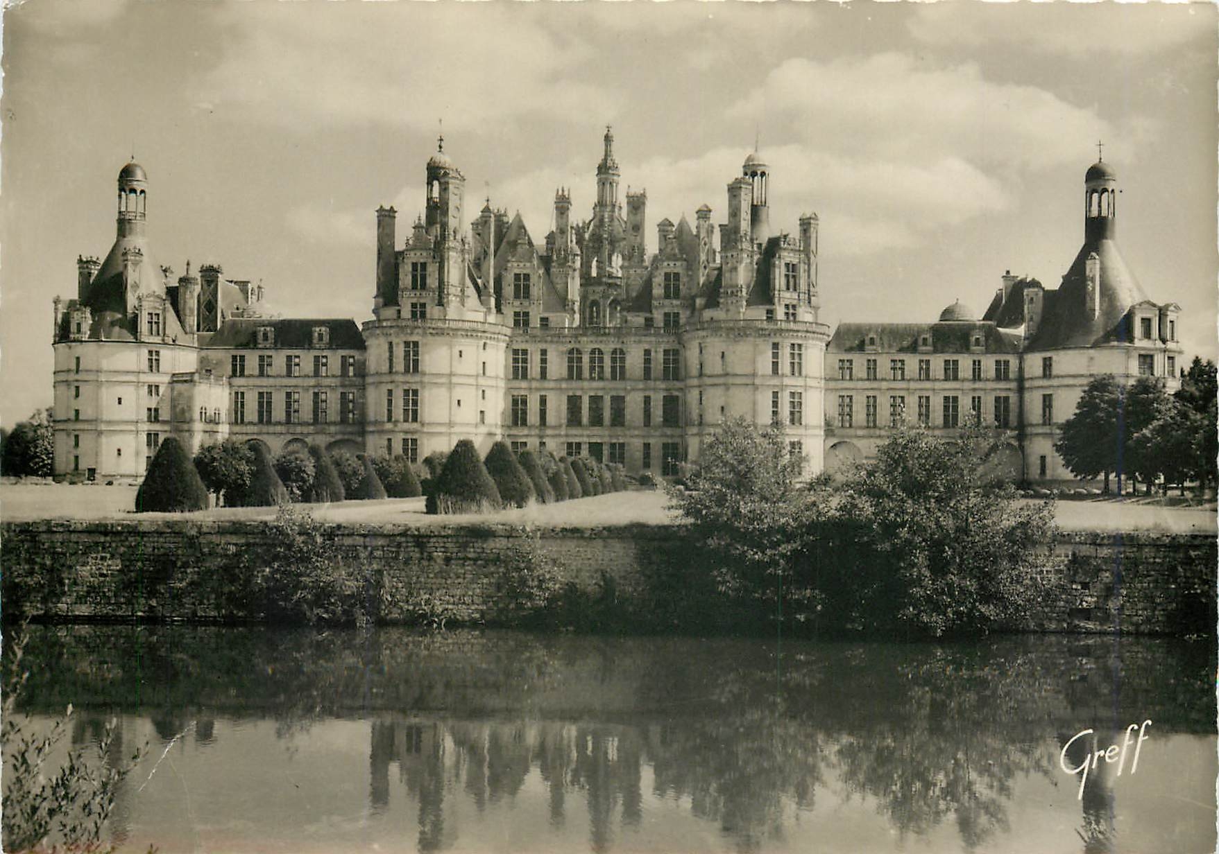 CPM Les Chateaux de la Loire Chateau de Chambord Facade Nord
