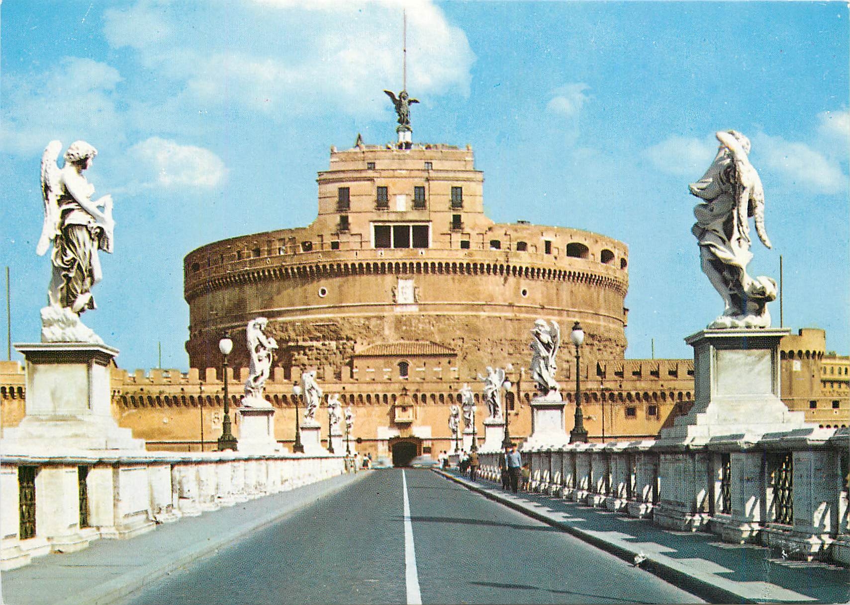 CPM Roma Pont et chateau Saint Ange