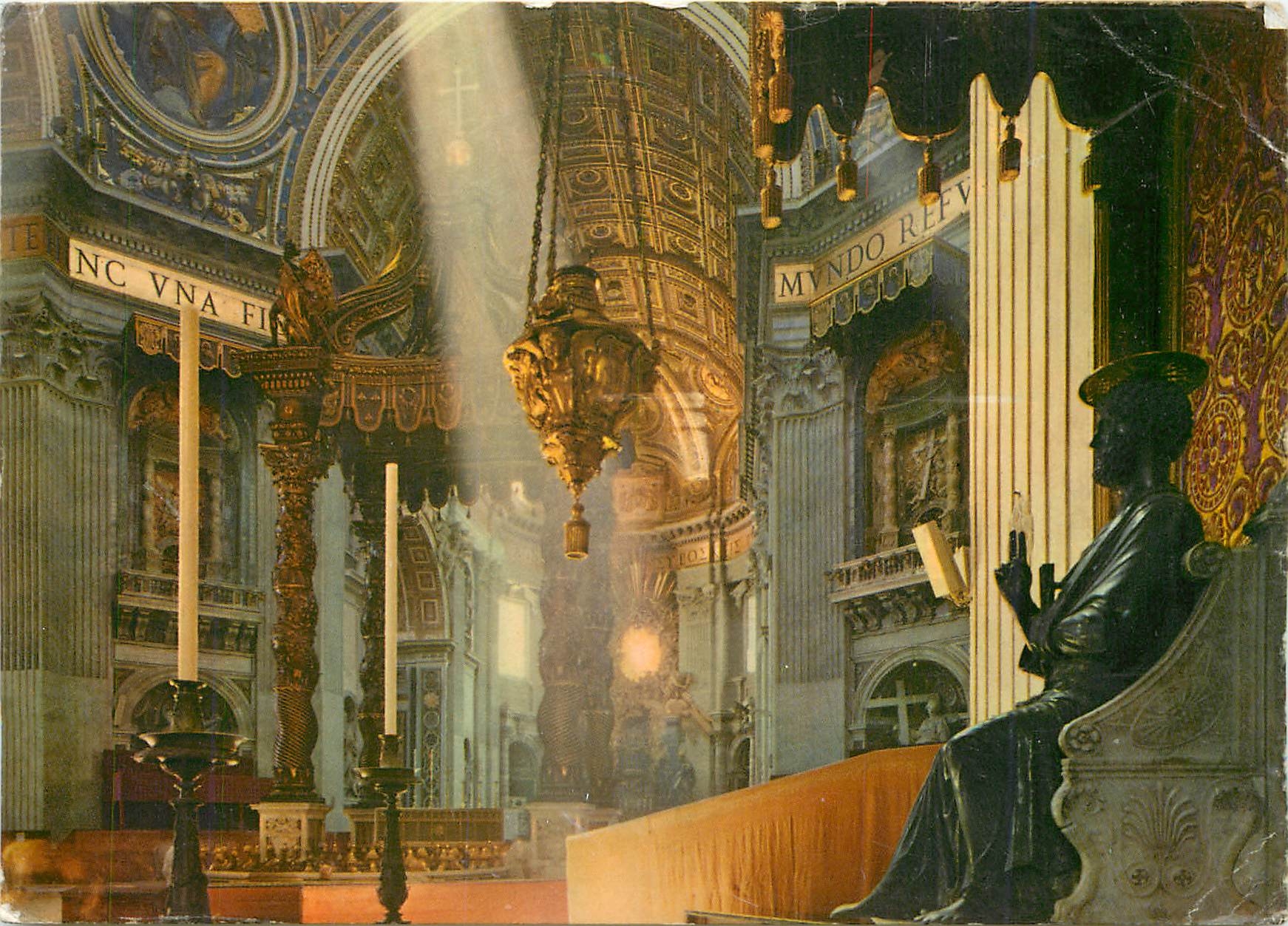 CPM Roma Basilique de Saint Pierre (Interieur)