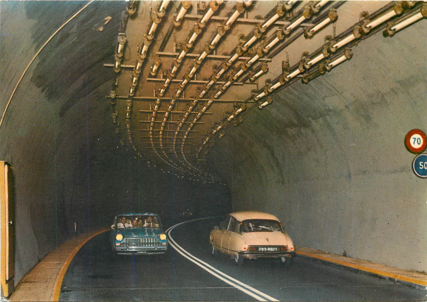 CPM Tunnel del M Bianco Courmayeur Chaonix Lunghezza m 11600