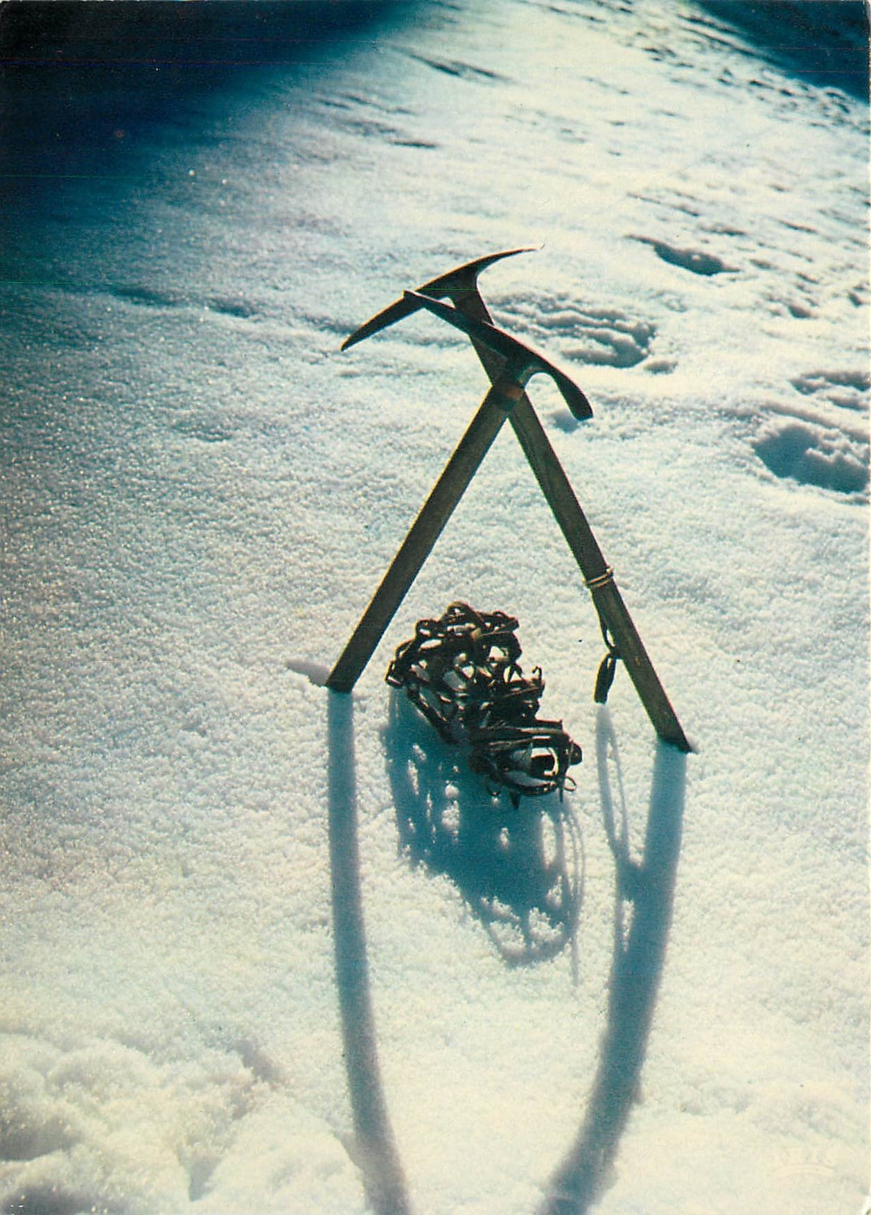 CPM L'Homme et la Montagne Temoins d'Eternite