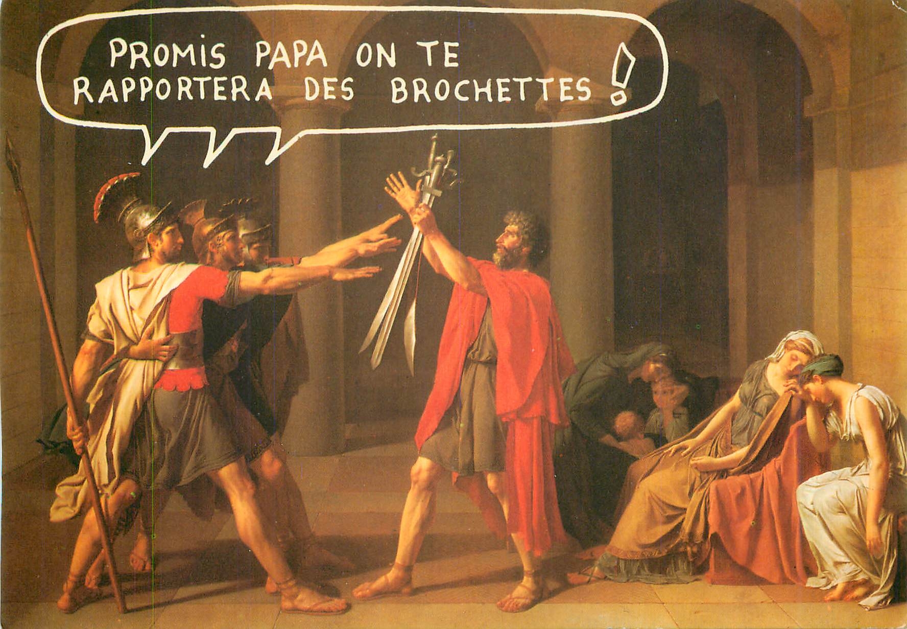 CPM Promis papa on te rapportera des Brochettes