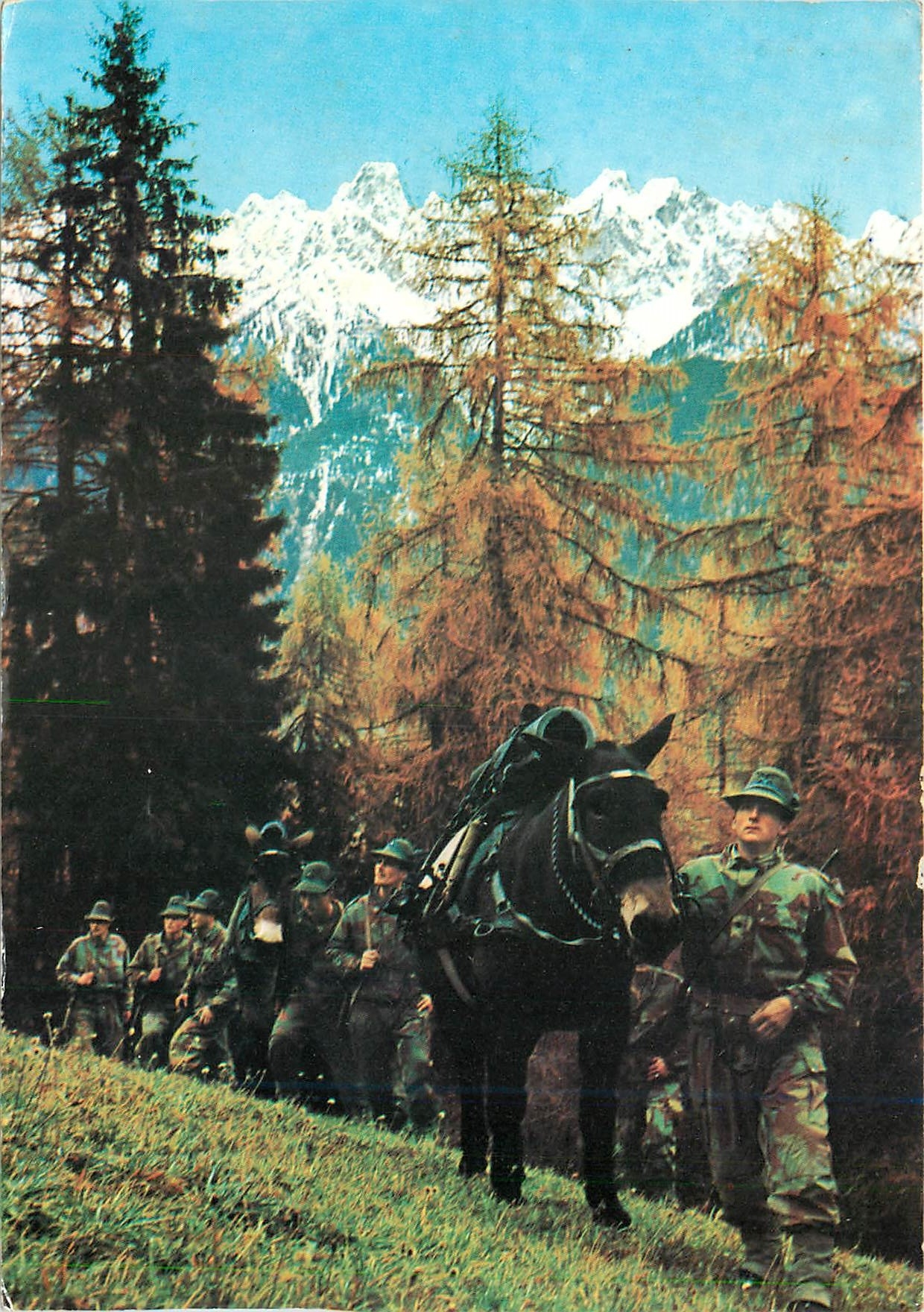 CPM Reparlo di Salmeria in marcia Militaria