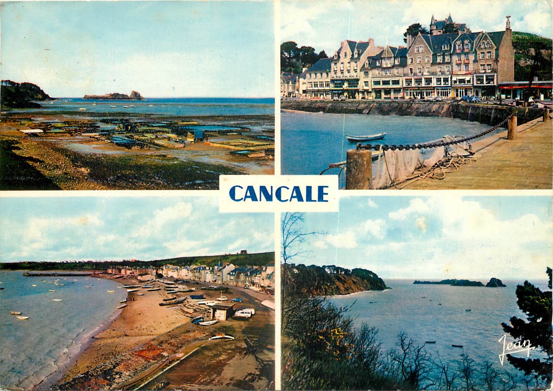 CPM Cancale (I et V) Les parcs a huitres un coin du Port de la Haule