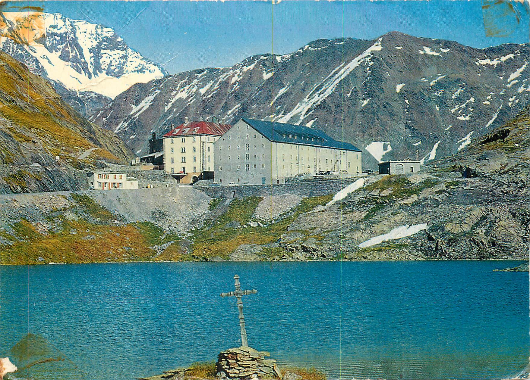 CPM Col du Grand Saint Bernard alt 2473 m le lac l'hospice et le Mont Velan