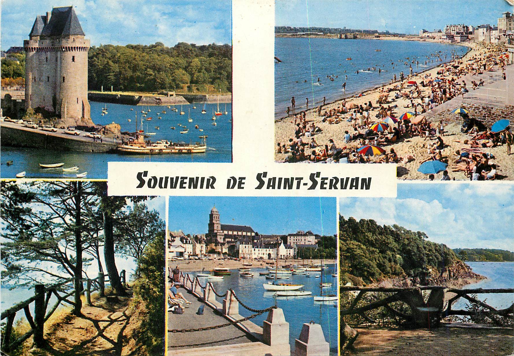 CPM Souvenir de Saint Servan