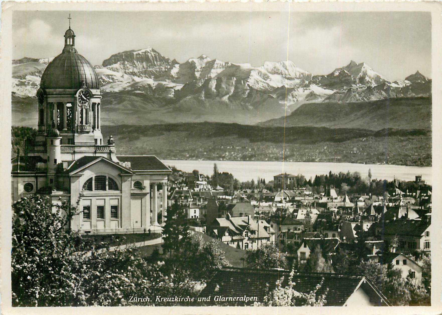 CPM Zurich Kreuzkirche und Glarneralpen
