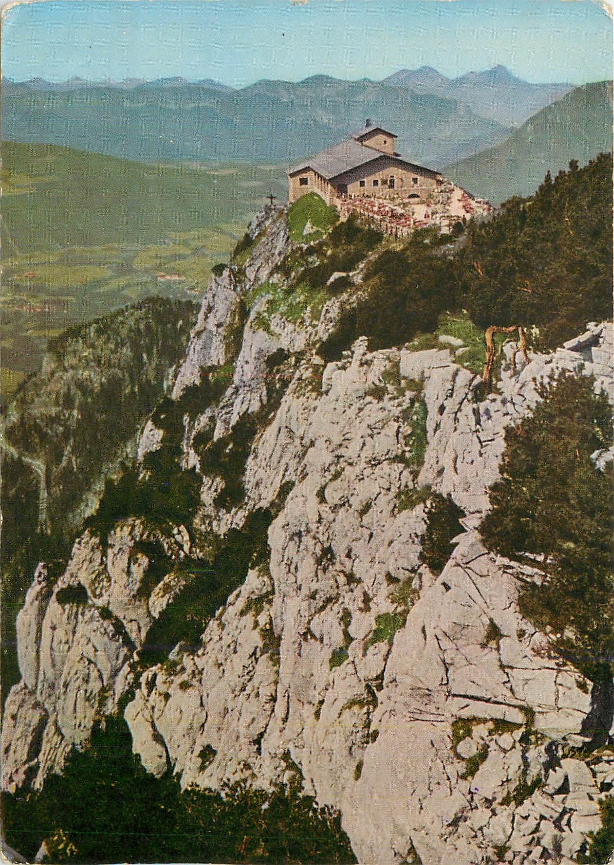 CPM Kehlsteinhaus 1834 ober Berchtesgaden mit Lattengebirge Zwiesel und Hochstaufen