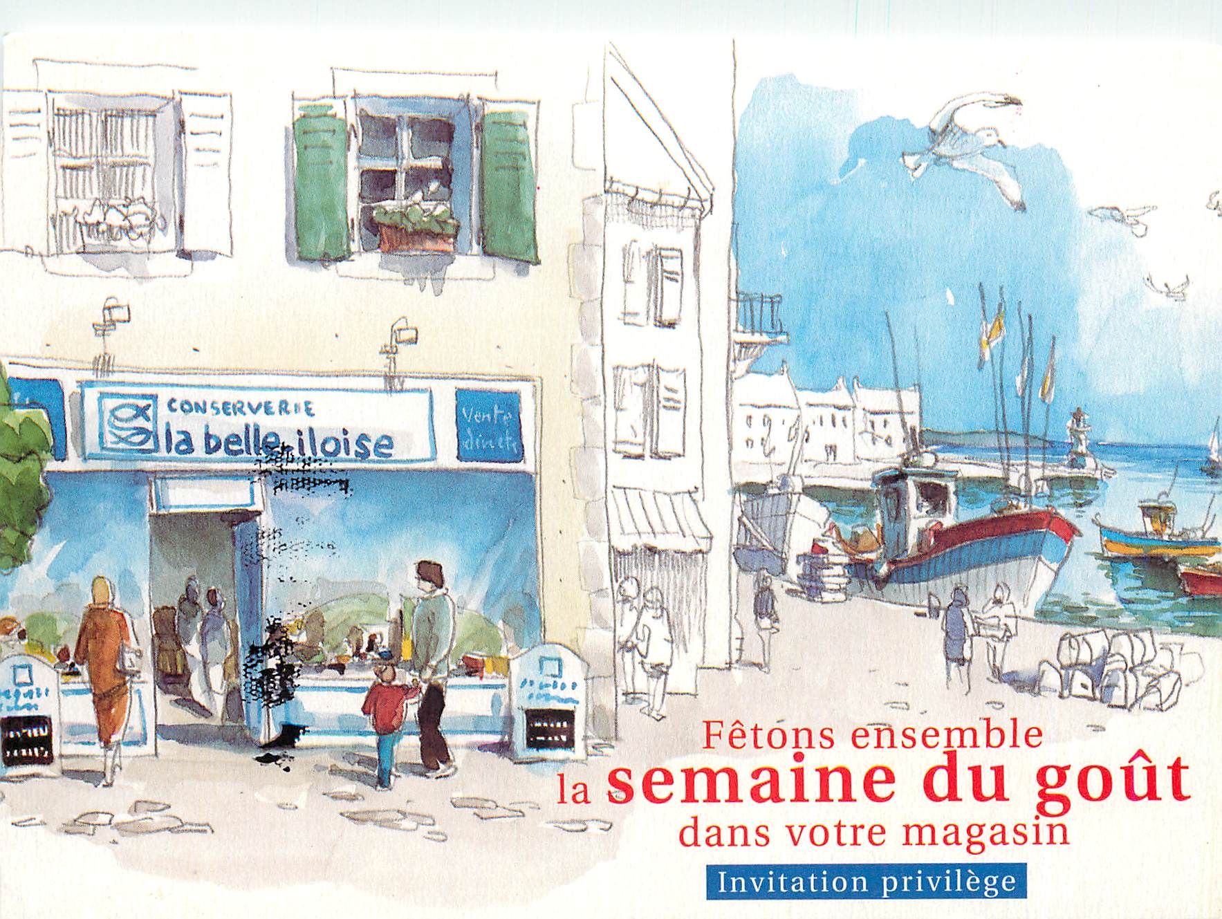 CPM Conserverie La belle iloise Semaine du Gout