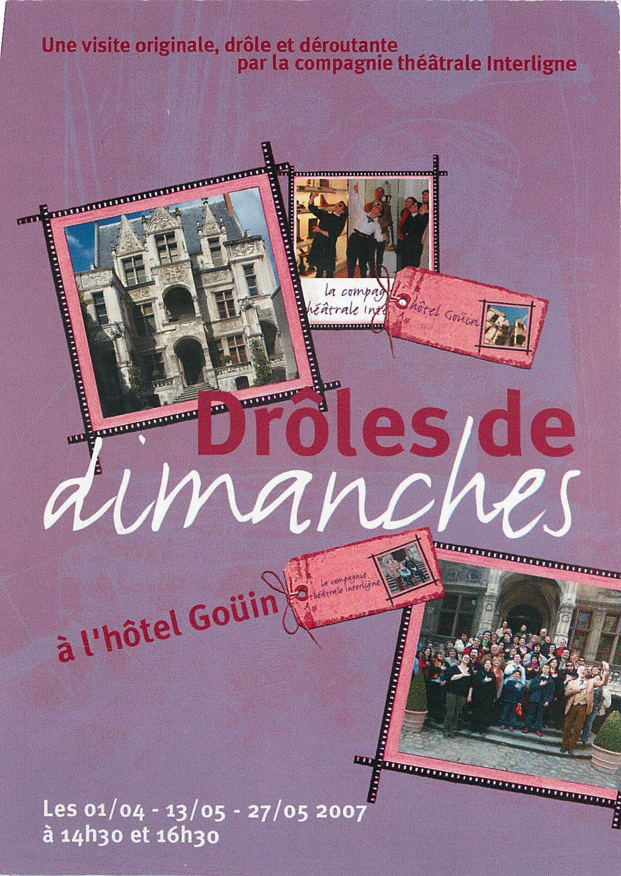 CPM Droles de dimanches Hotel Gouin Tours