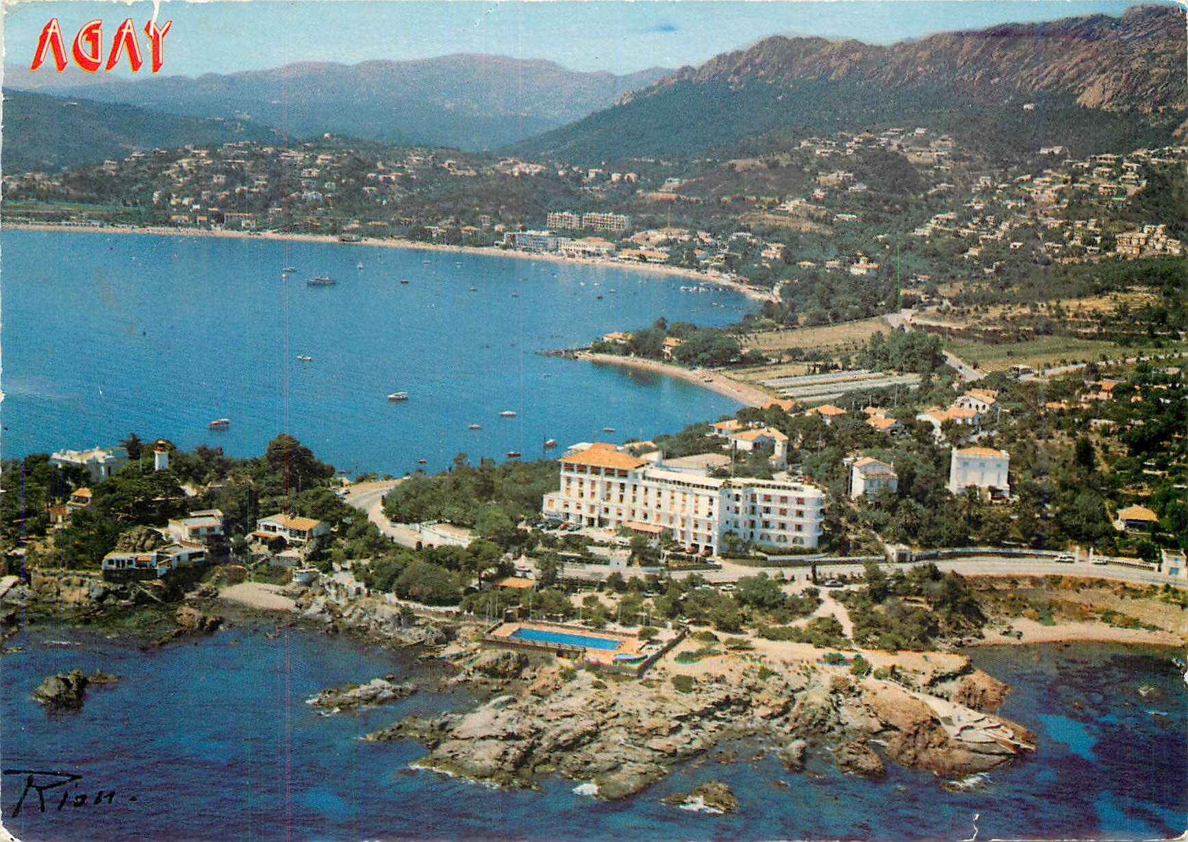 CPM Agay Vue aerienne