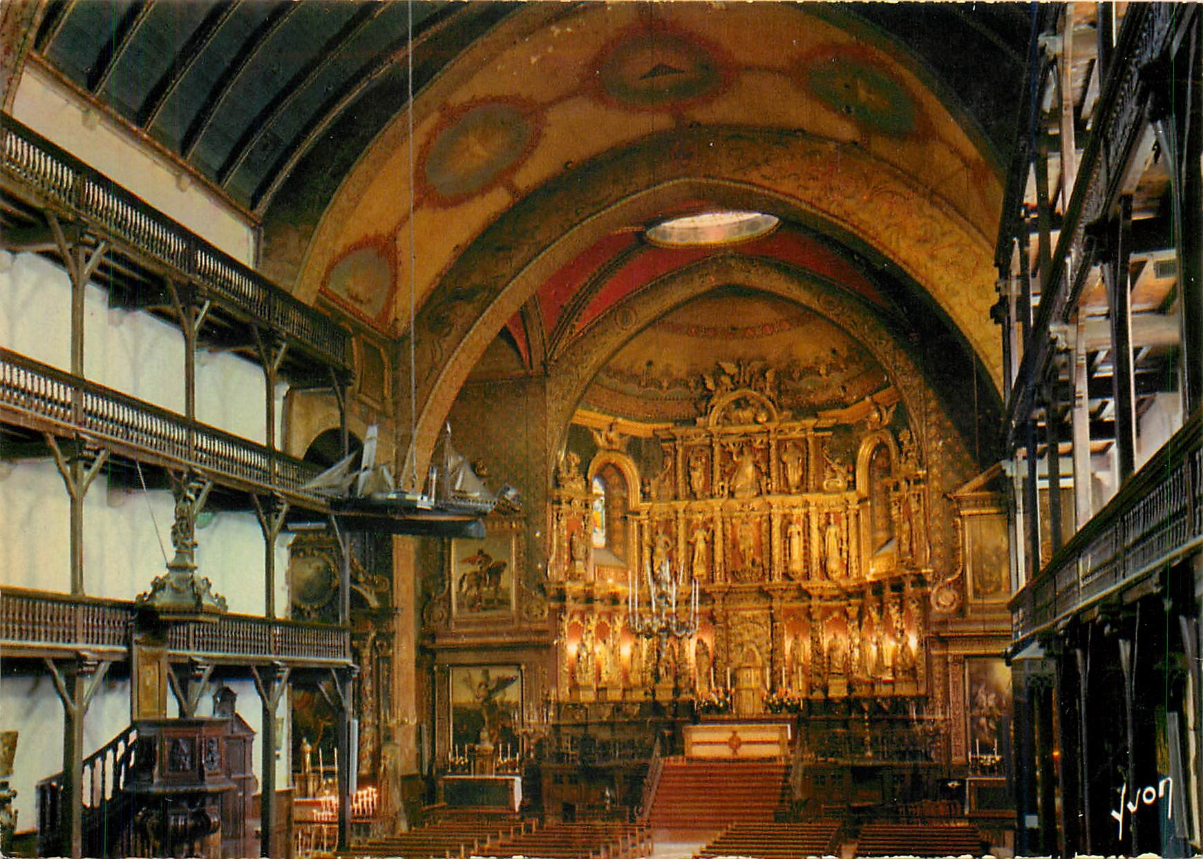 CPM Saint Jean de Luz (P Atl) Interieur de l'Eglise Saint Jean Baptiste