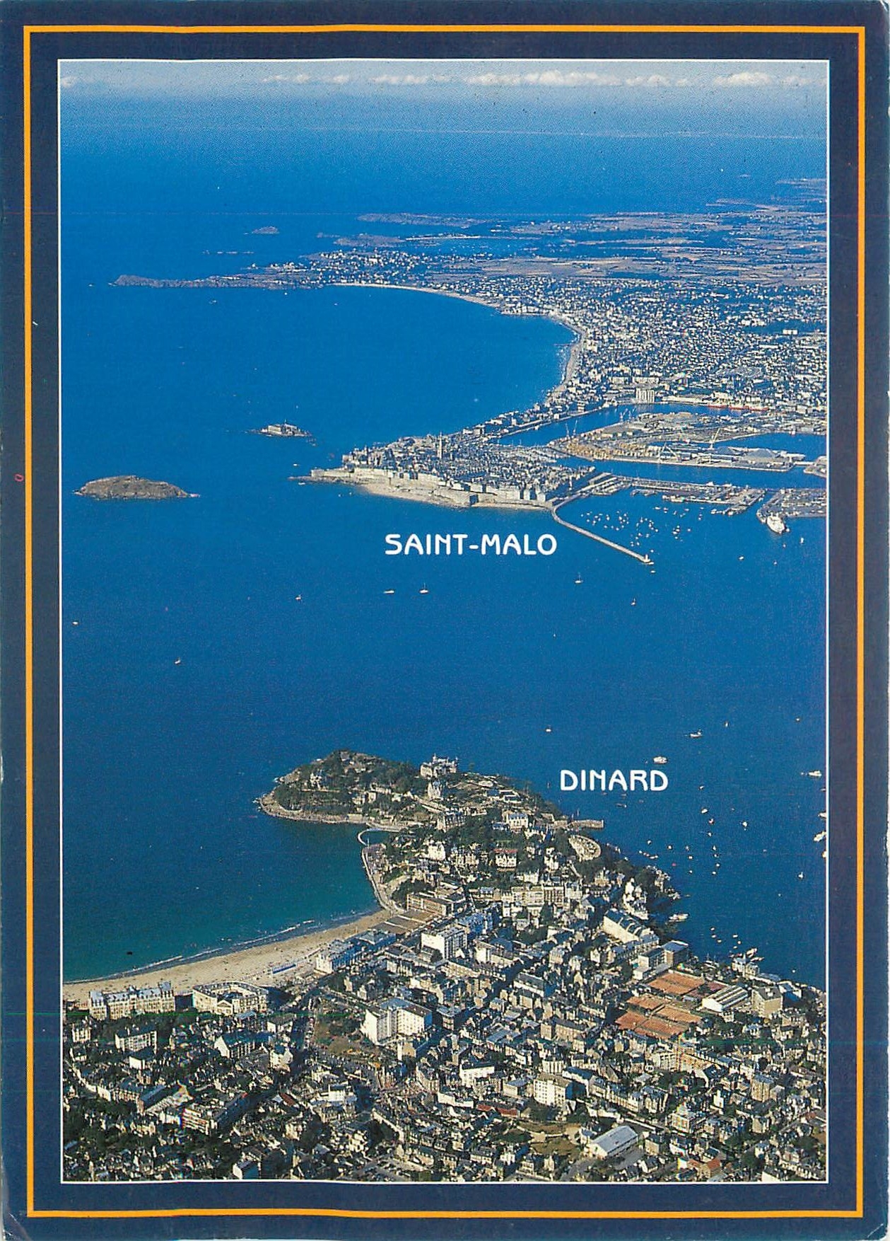 CPM Cote d'Emeraude Dinard (I et V) L'estuaire de la rance entre Dinard et St Malo