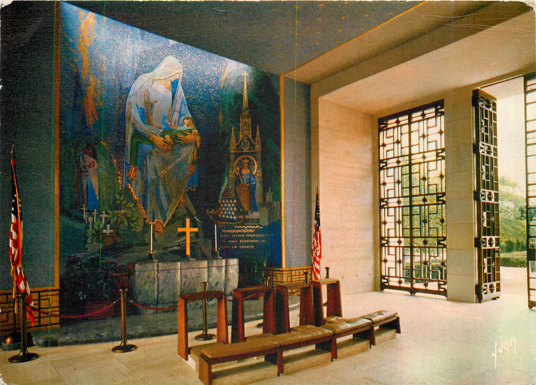 CPM Draguignan (Var) La chapelle du Cimetiere Americain