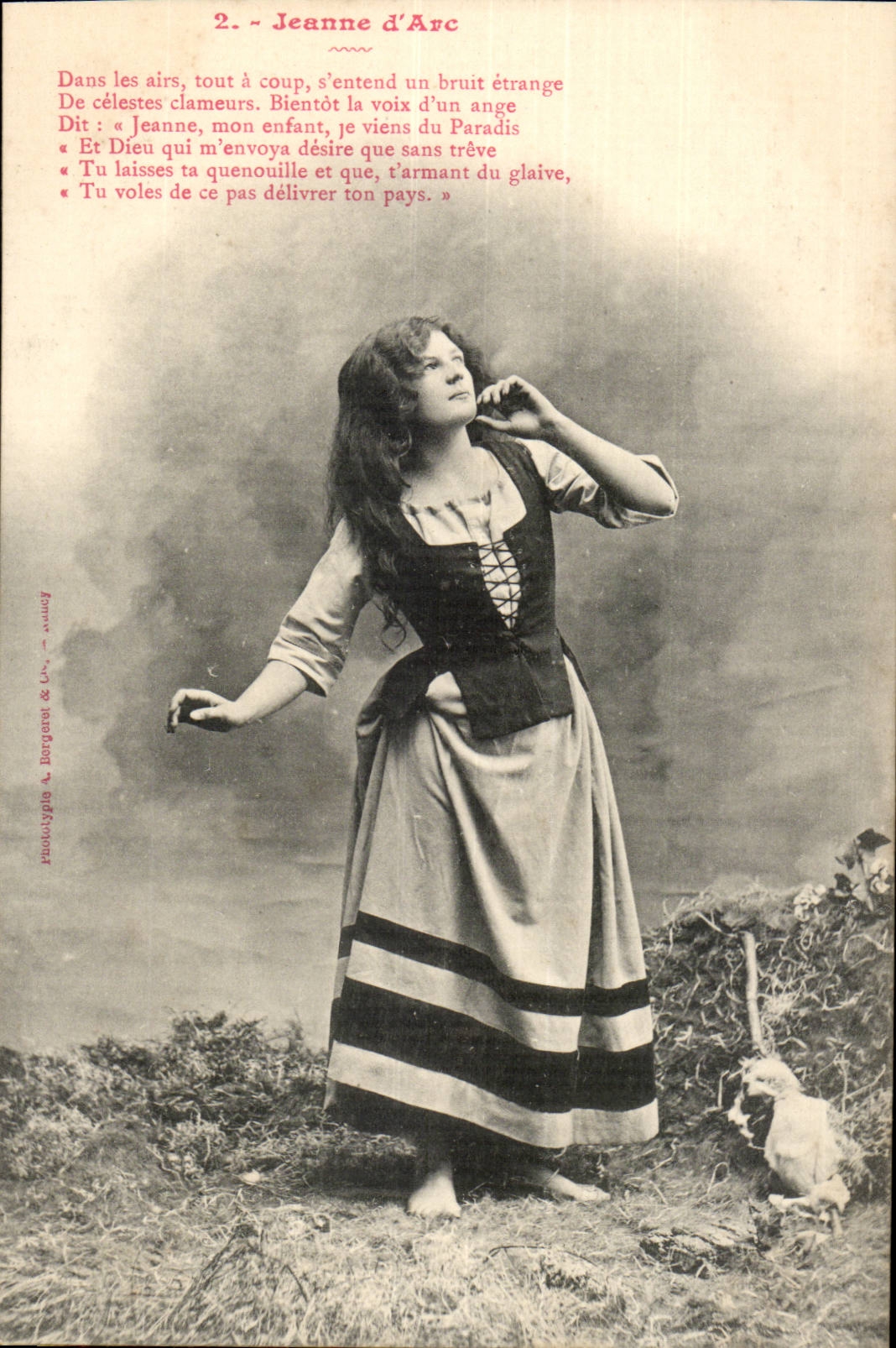 CPA Fantasy Jeanne Woman of arc