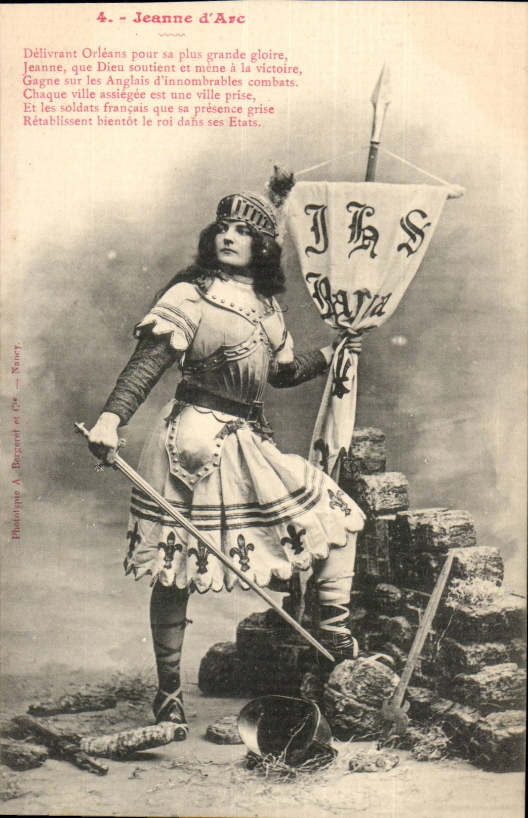 CPA Fantasy Jeanne Woman of arc