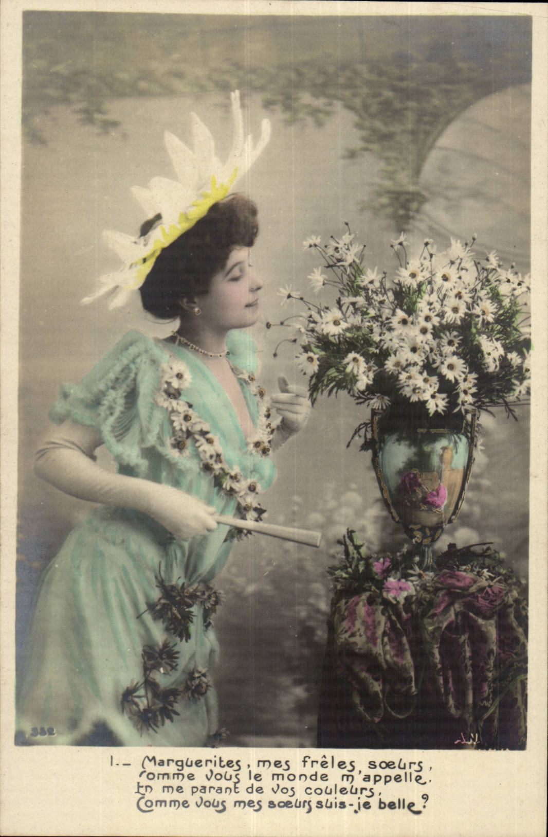 CPA Fantasy Woman Daisies