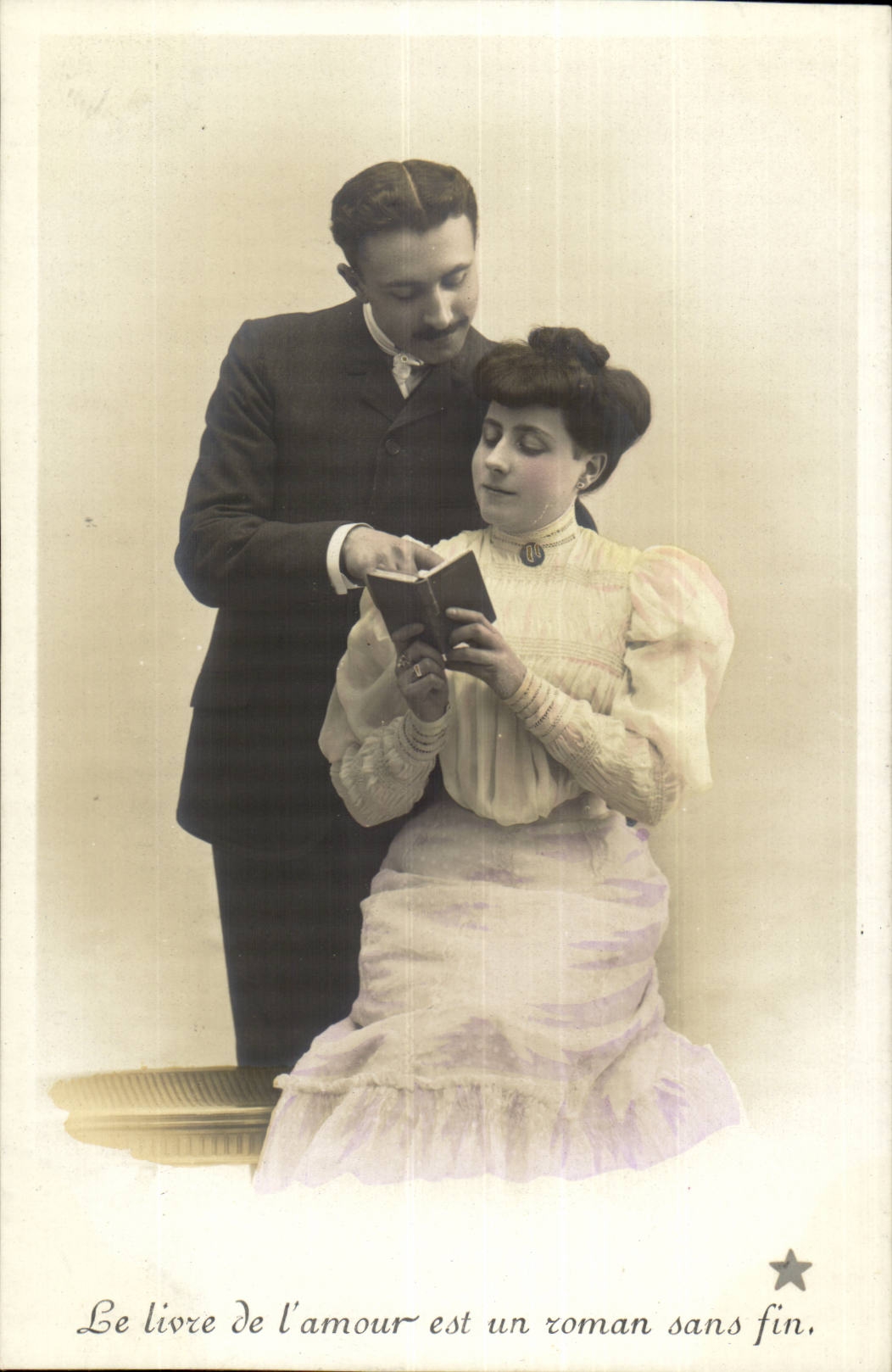 CPA Fantasy Woman Couples the book of the love is a novel without end