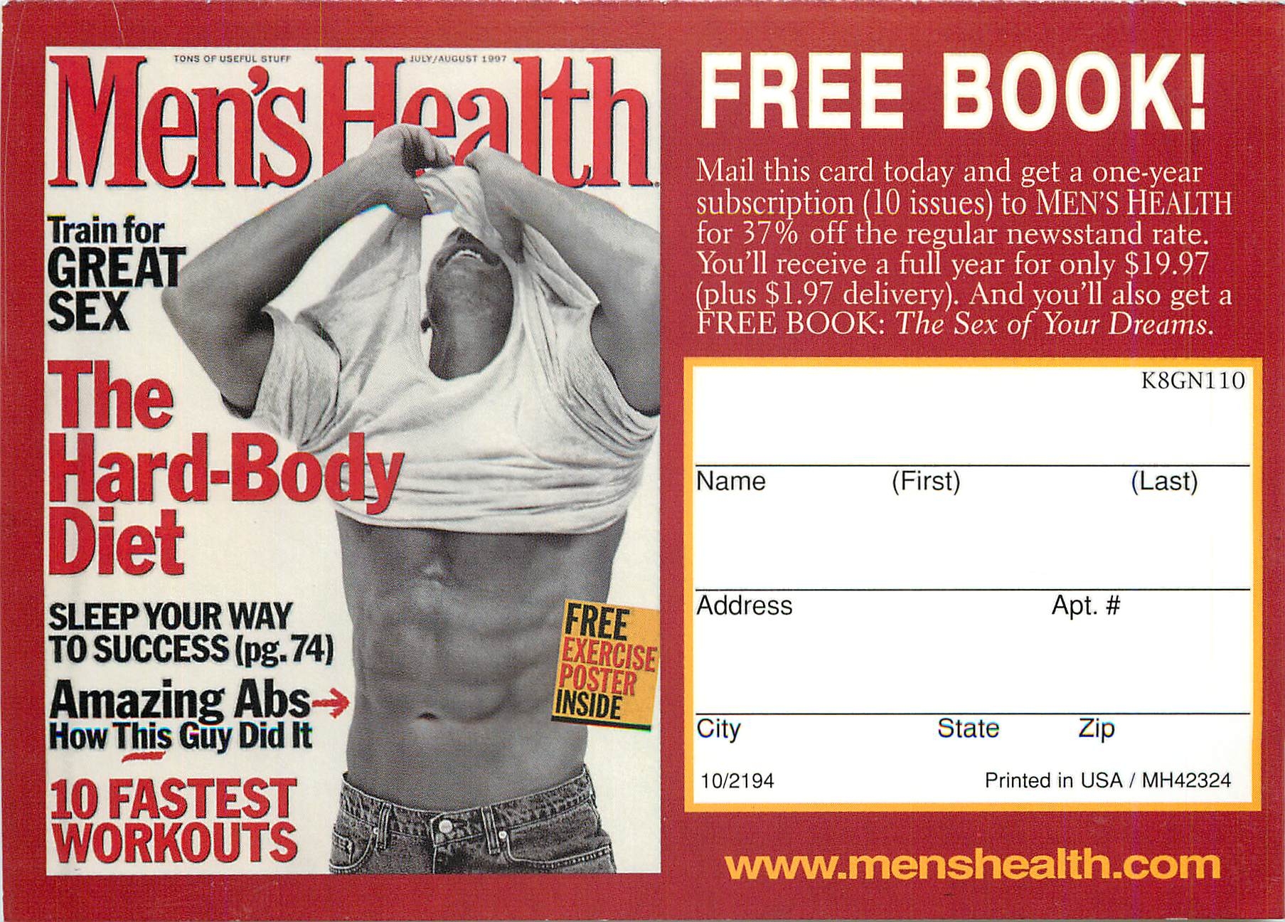 CPM Mens Health The Hard Body Diet