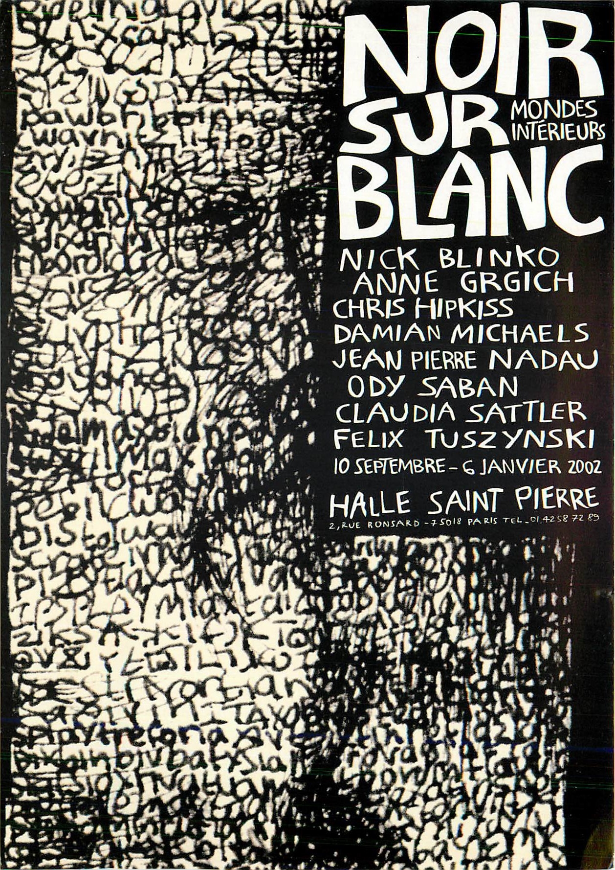 CPM Noir sur Blanc mondes interieurs