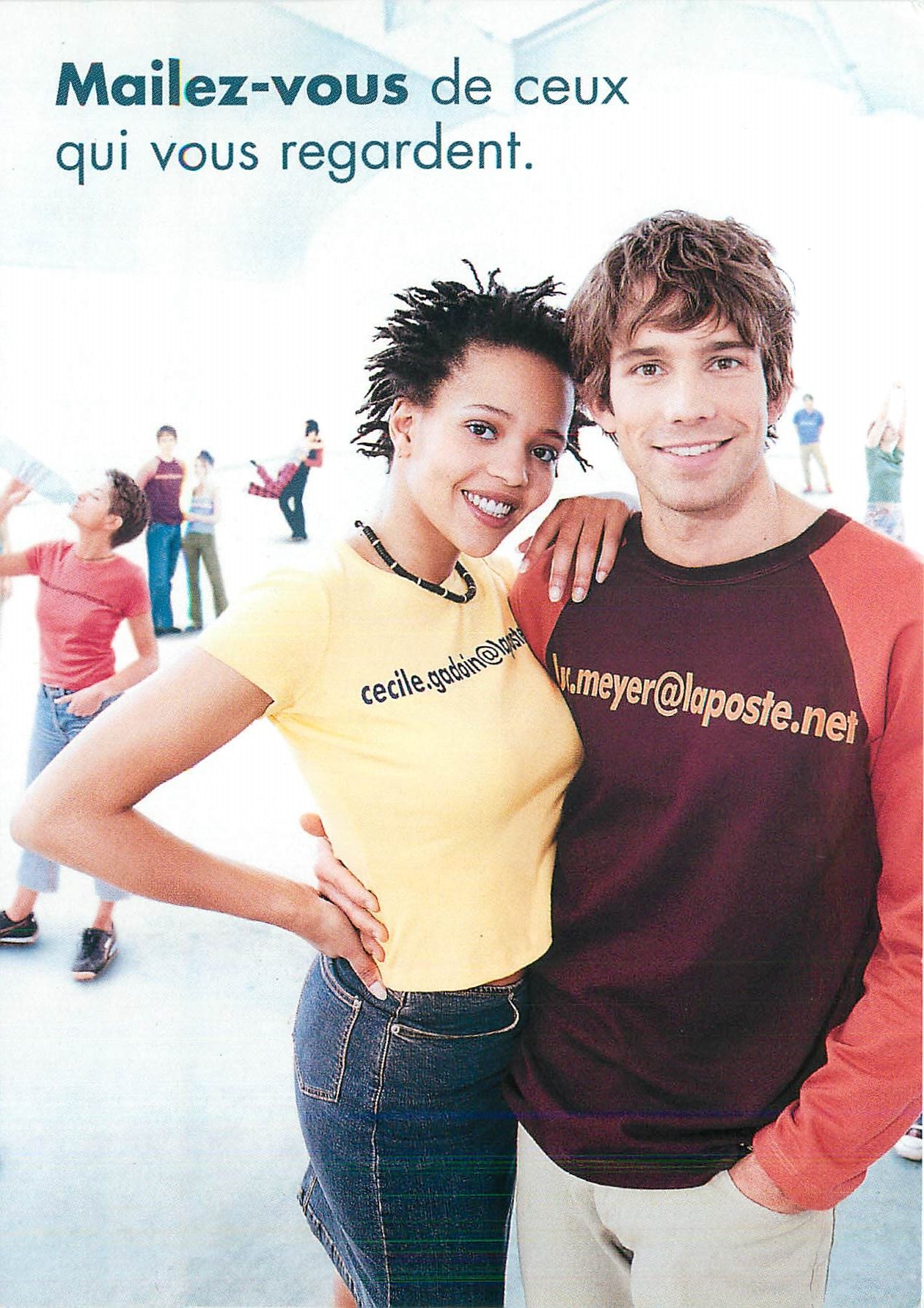 CPM Mailez vous de ceux qui vous regardent La Poste