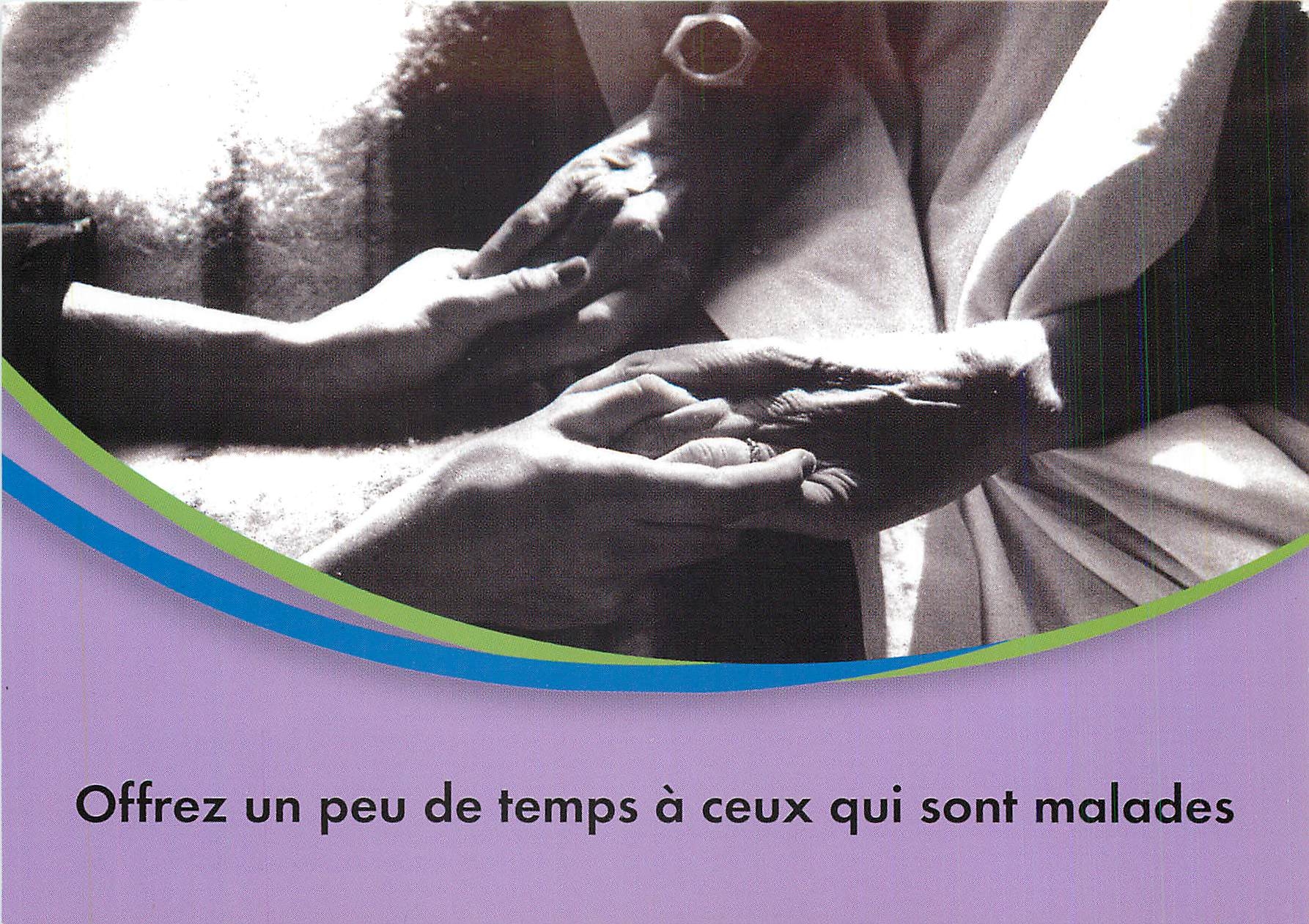 CPM Offrez un peu de temps a ceux qui sont malades Petits Freres des Pauvres