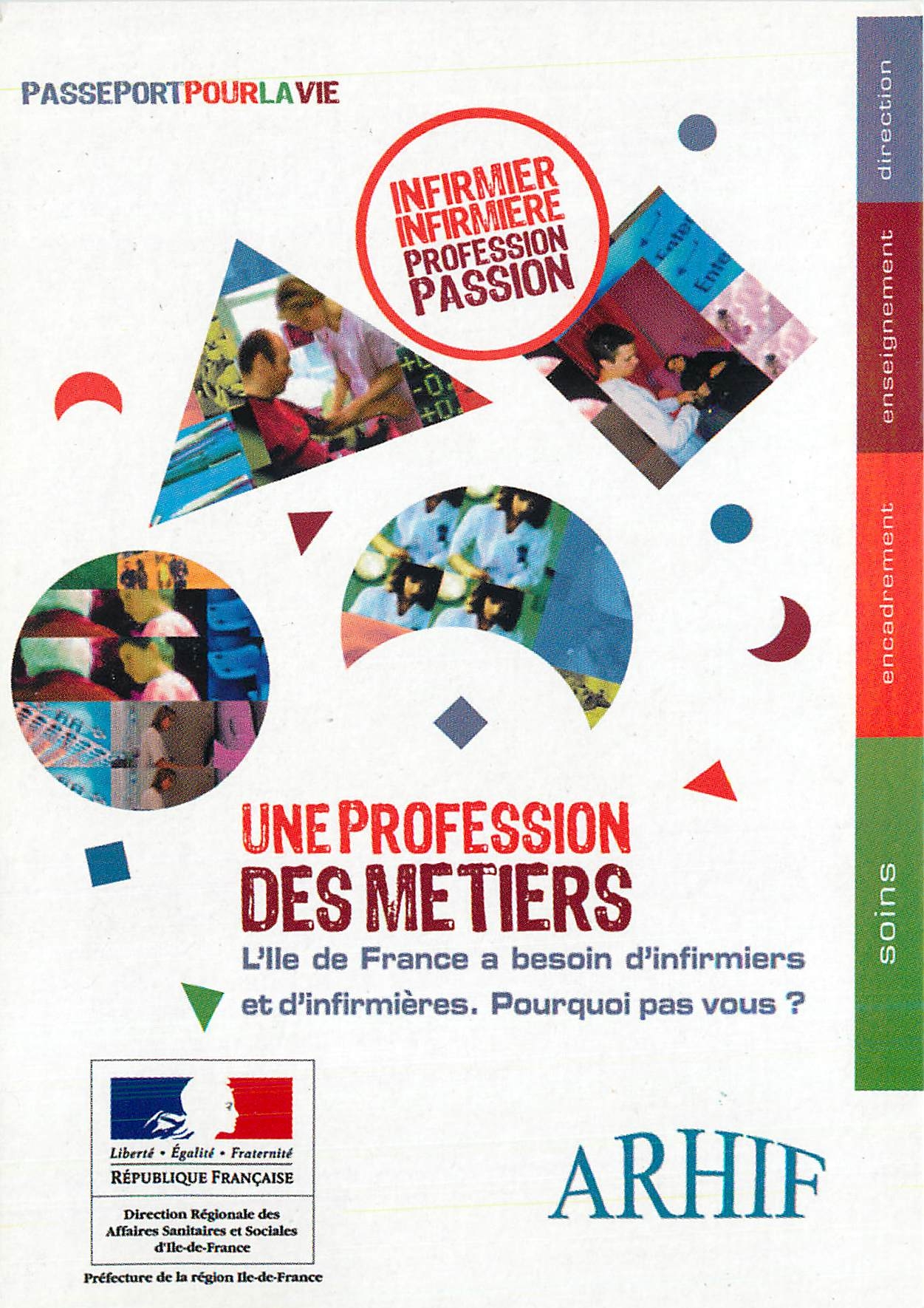 CPM Une Profession Des Metiers Passeport pour la Vie Infirmier Infirmiere