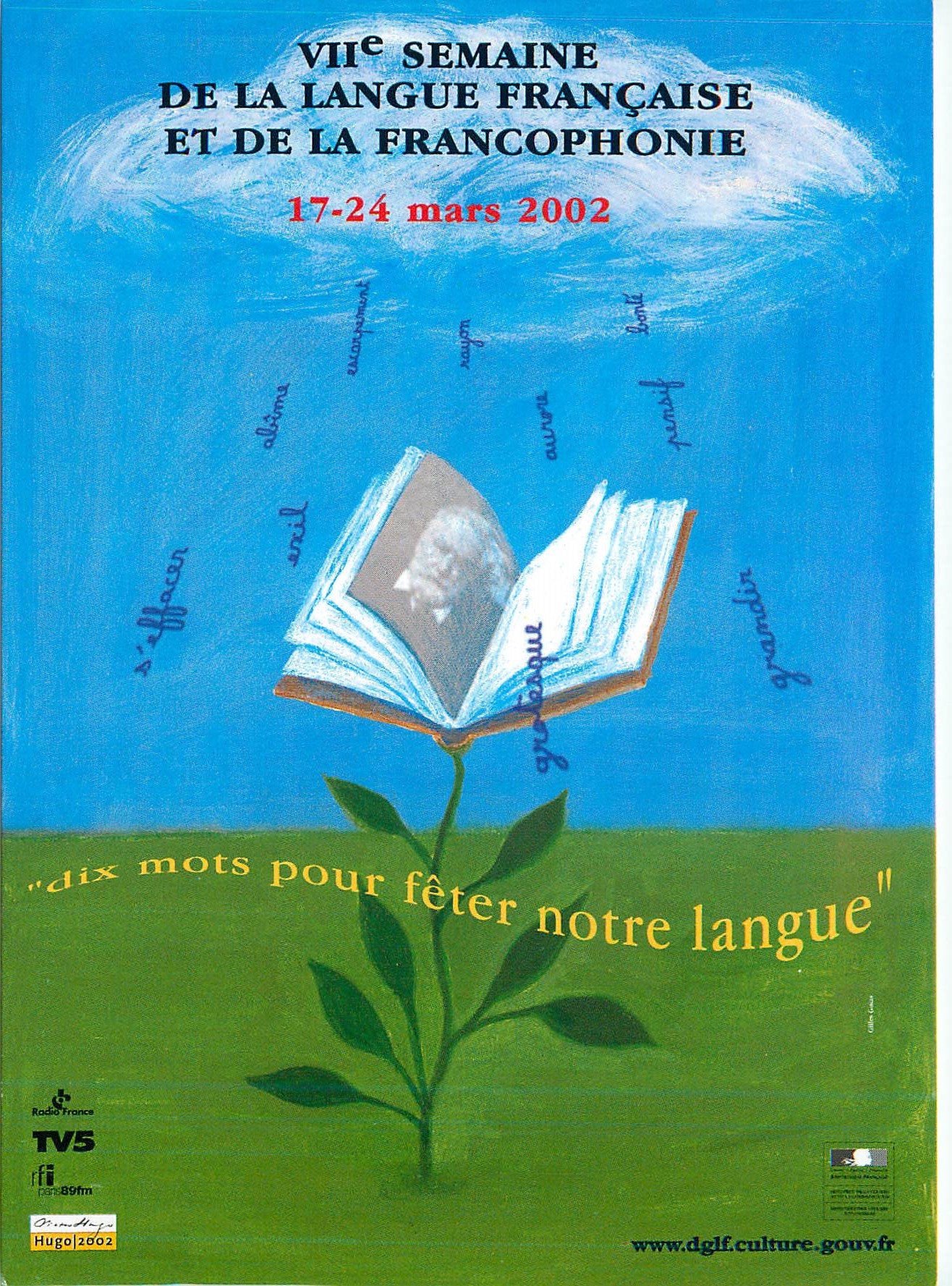 CPM VIIe semaine de la langue Francaise et de la Francophone 17 24 2002 Victor Hugo