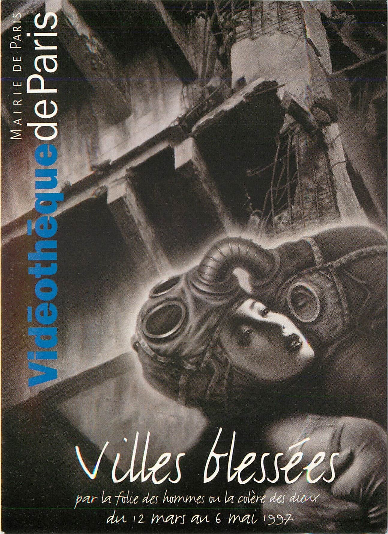 CPM Villes blessees Videotheque de Paris Marie de Paris
