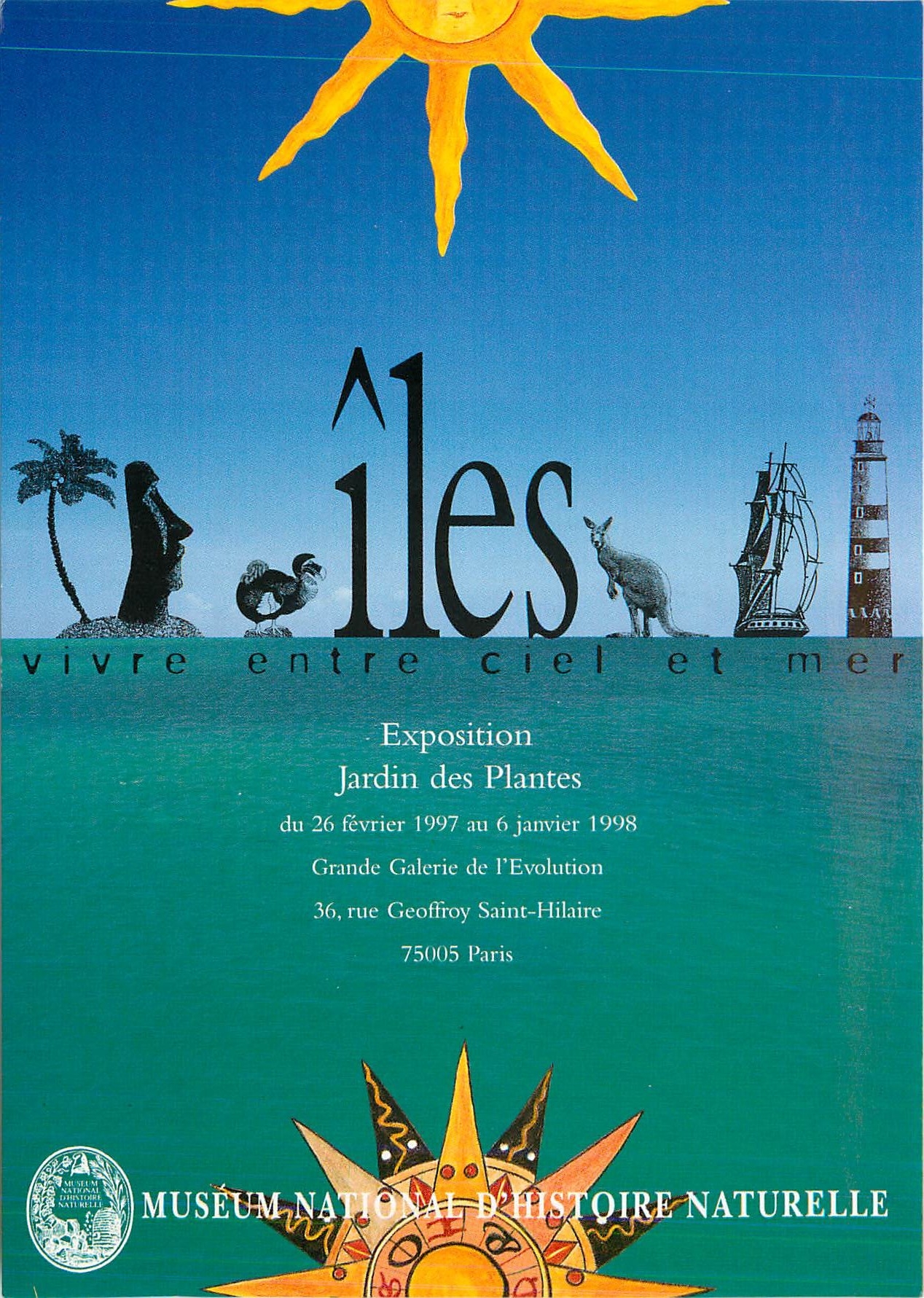 CPM Museum National d'Histoire Naturelle Iles