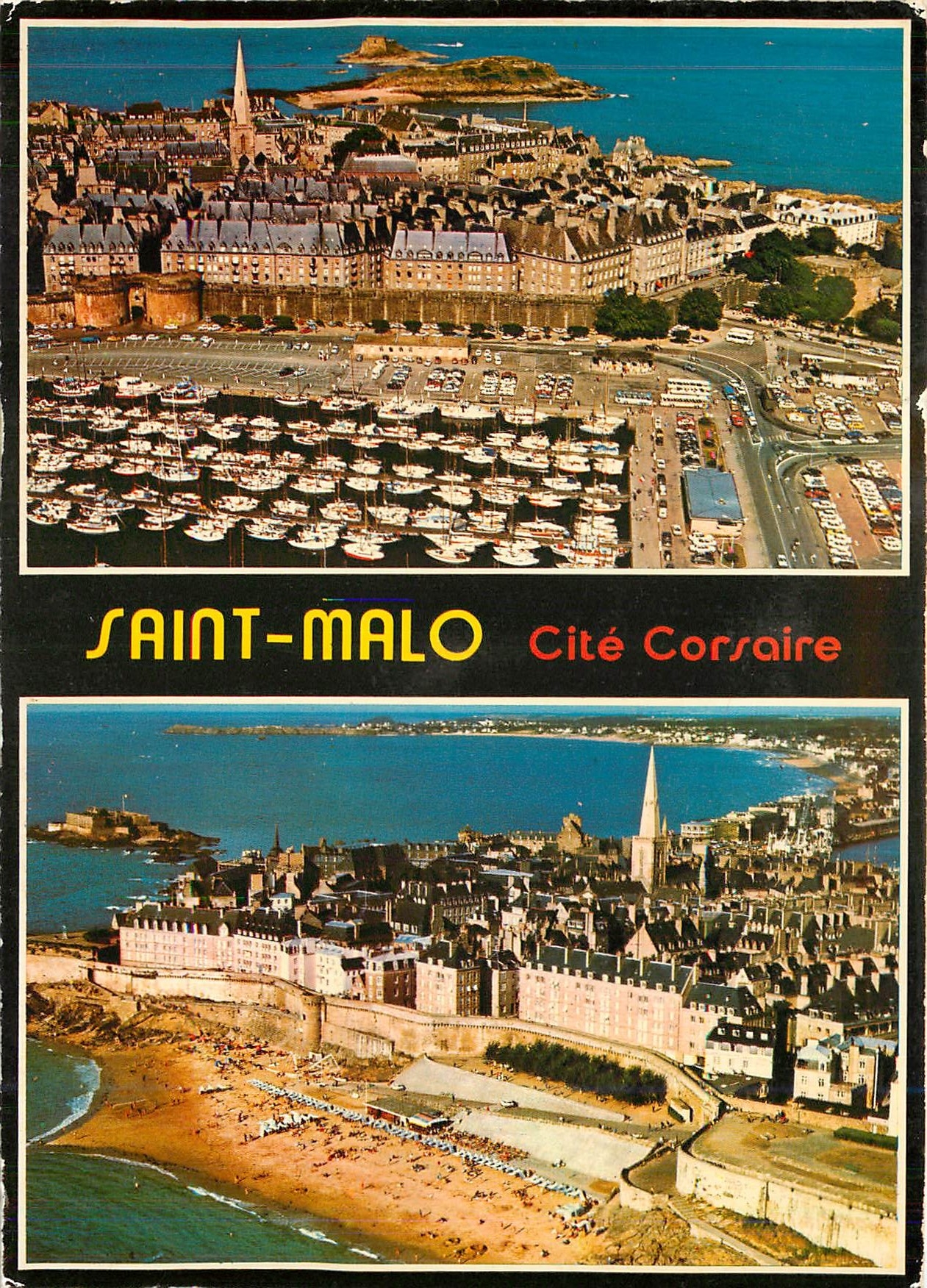 CPM La Cote d'Emeraude Saint Malo Cite Corsaire