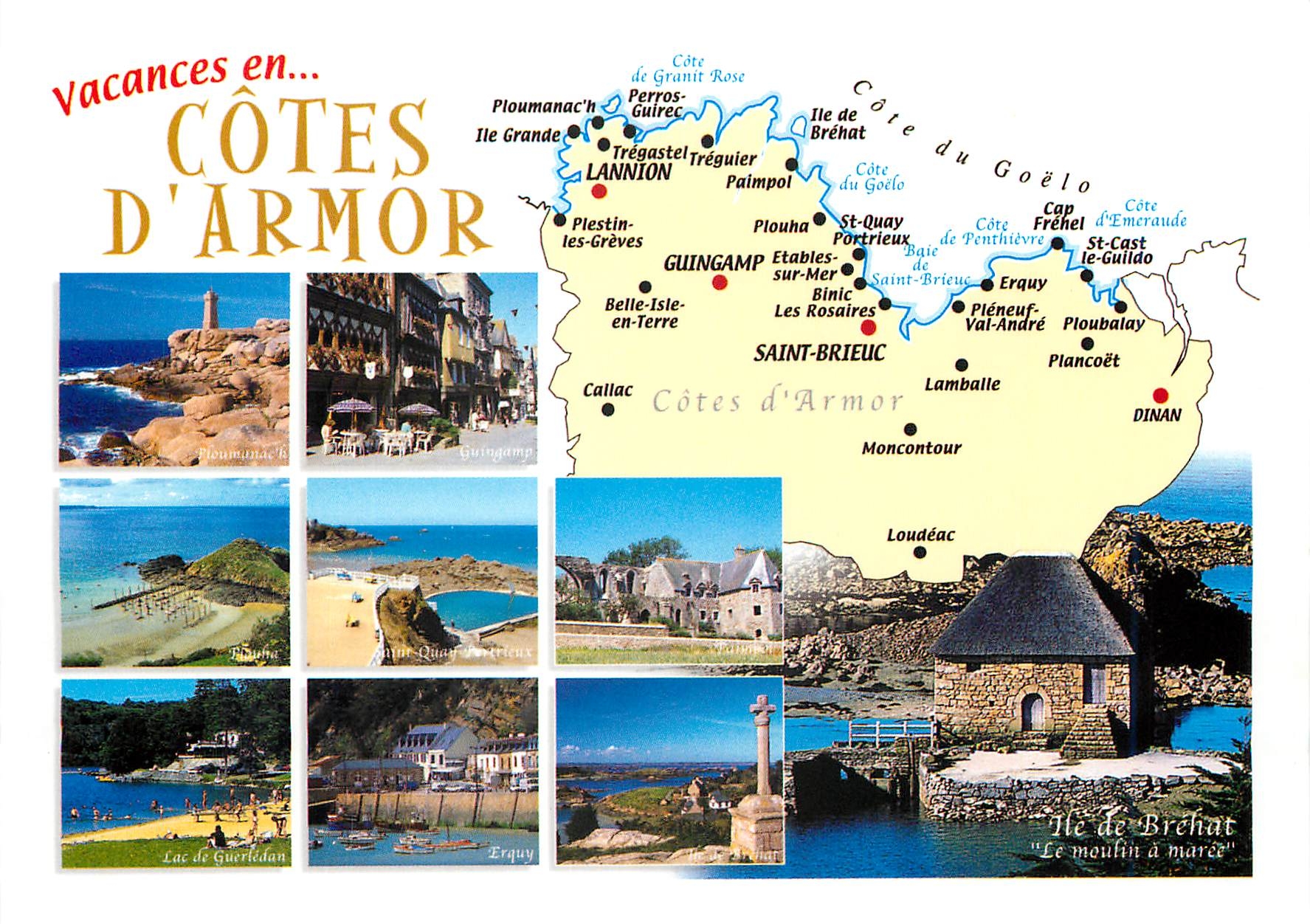 CPM Vacances en cotes d'Armor Ile de Brehat