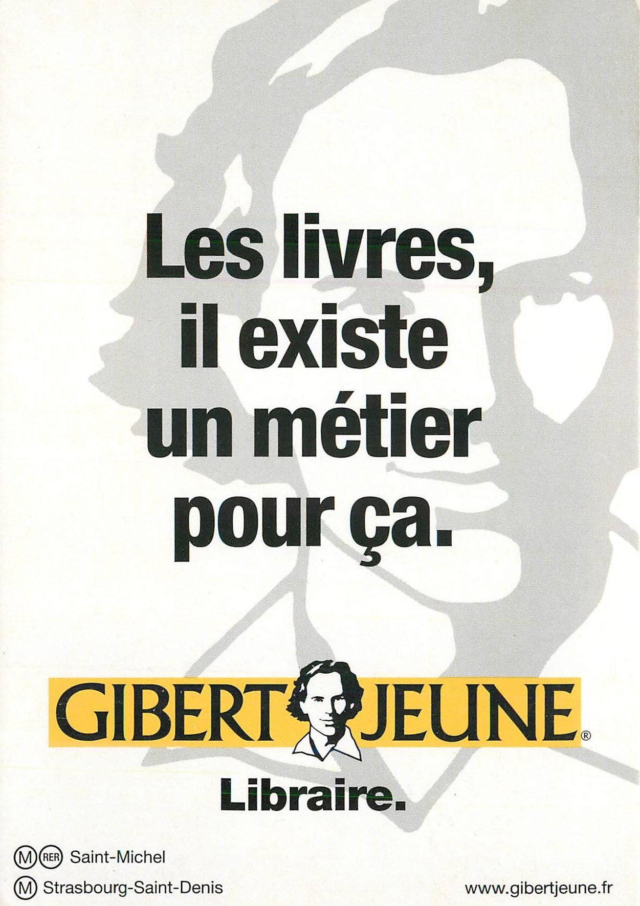 CPM Les livres il existe un metier pour ca Gibert Jeune