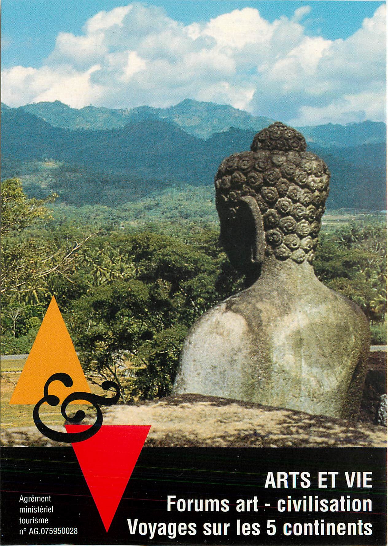 CPM Art et vie Forums art Civilisation Voyages surles 5 cotinents