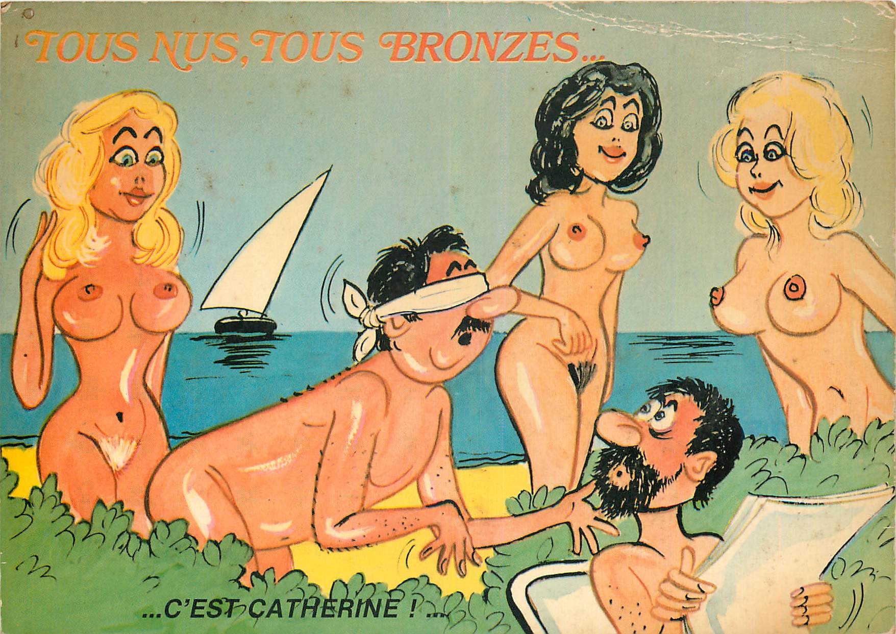 CPM Serie Tous nus tous bronzes