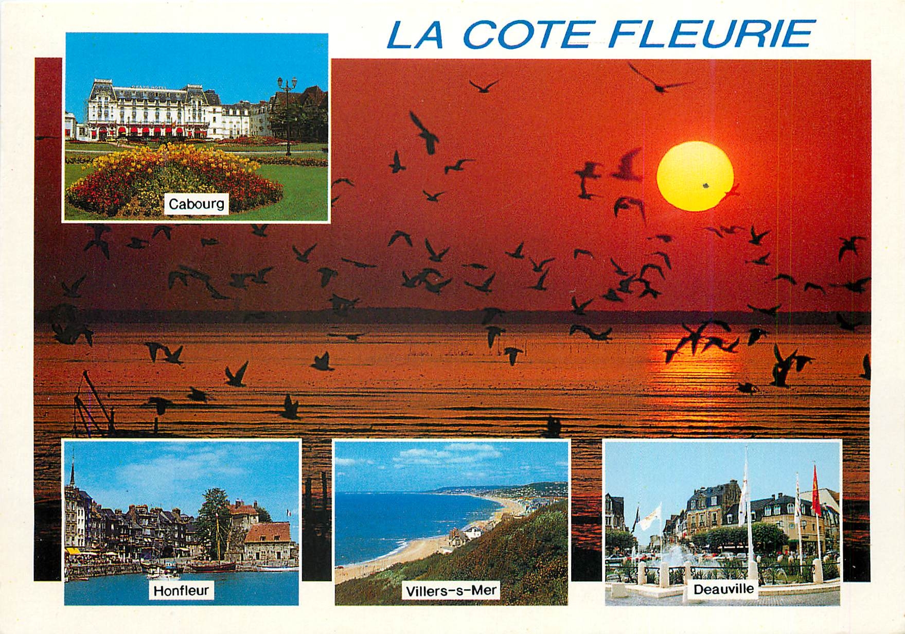 CPM La Cote Fleurie Honfleur Villers sur Mer Deauville