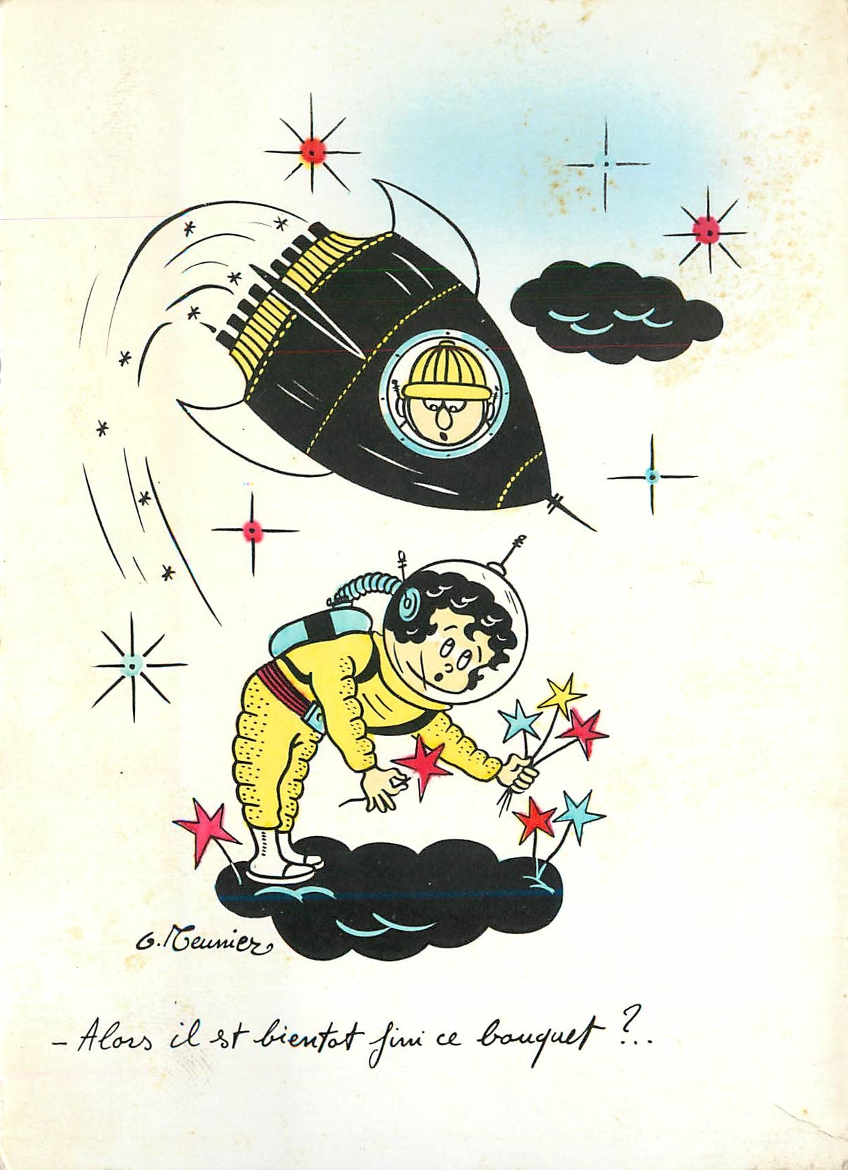 CPM Les Fusees (Par Meunier)