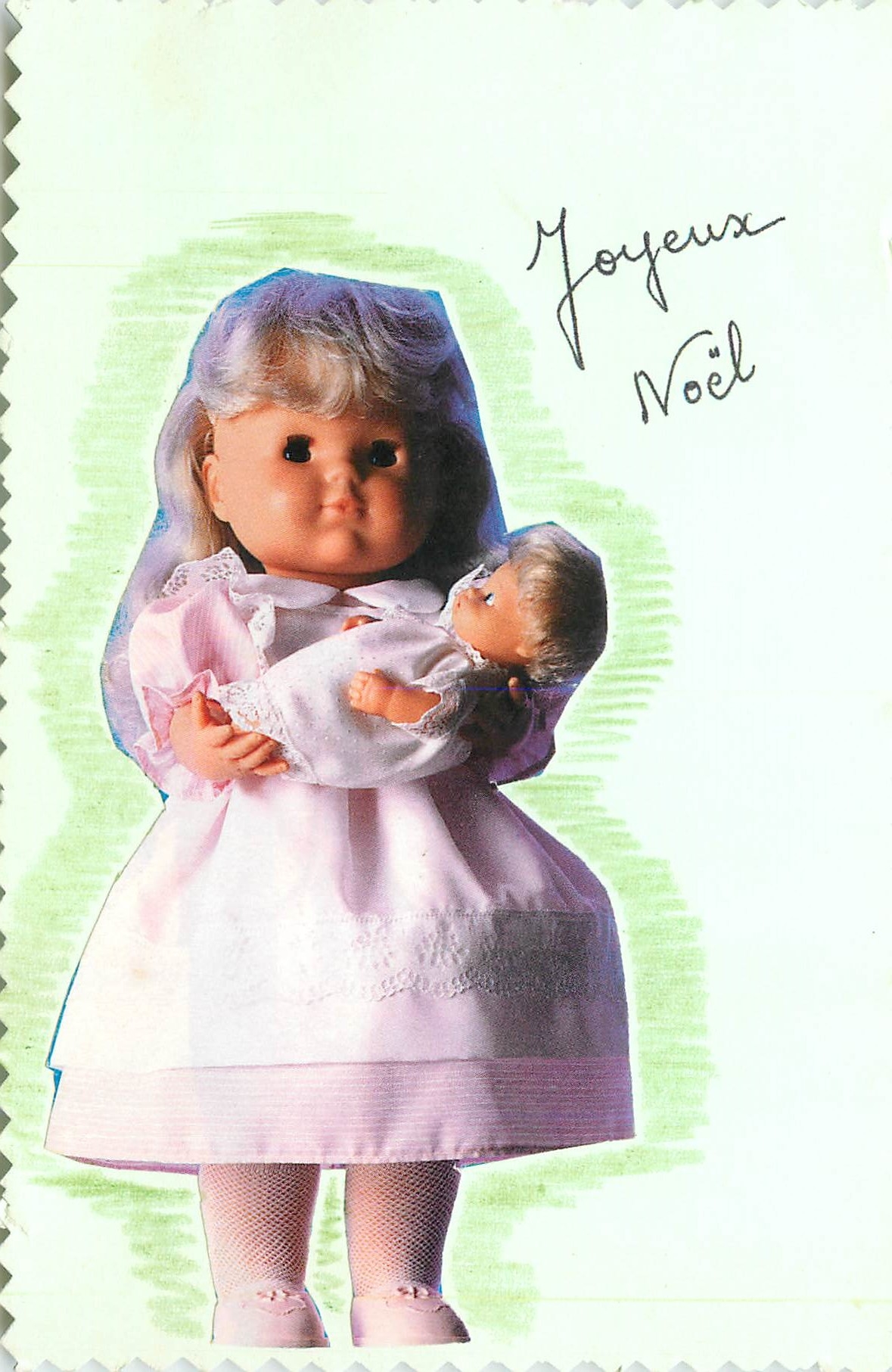 CPM Joyeux Noel Poupee