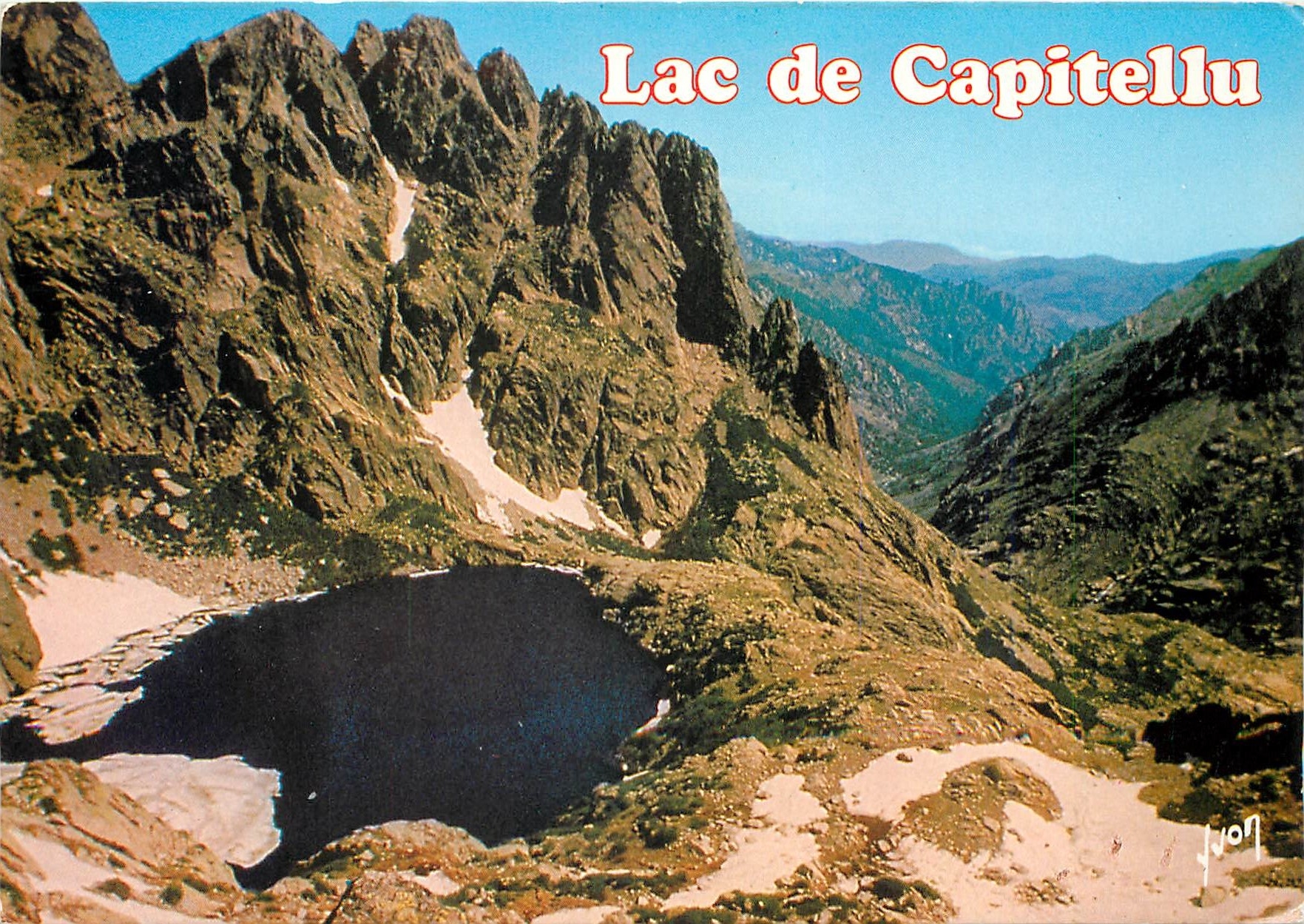 CPM Le Monte Rotondo Corse Le Lac de Capitellu 