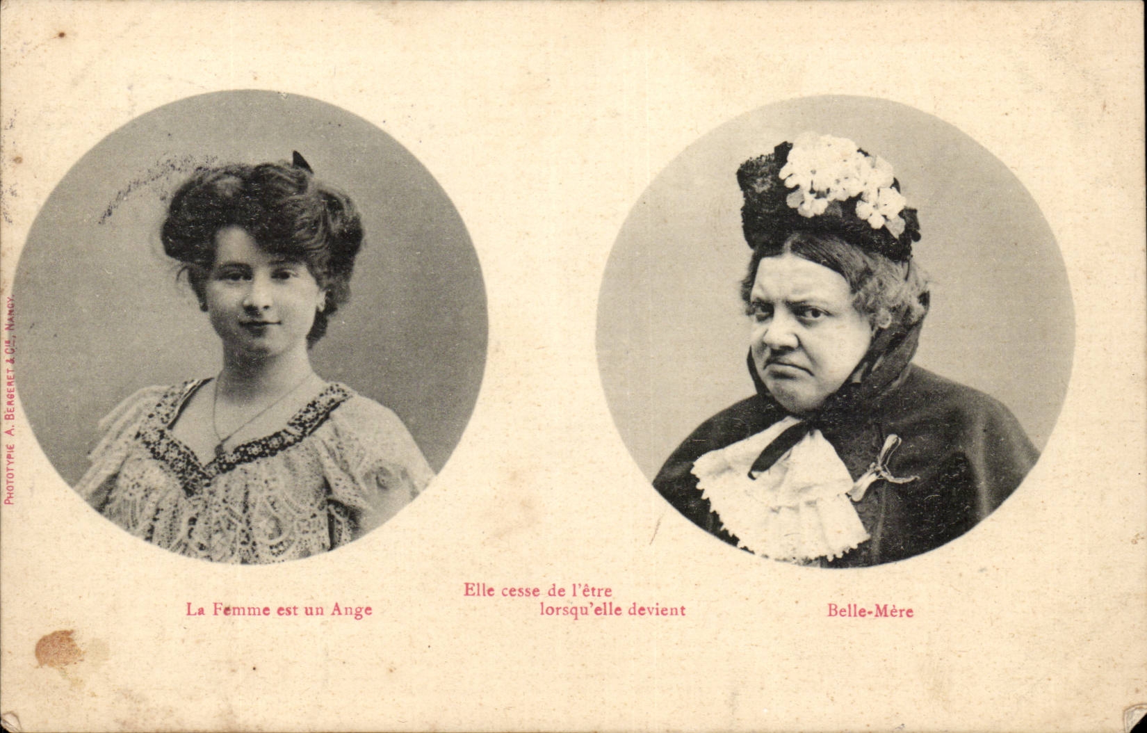 CPA Fantasy the woman is an angel Belle mother