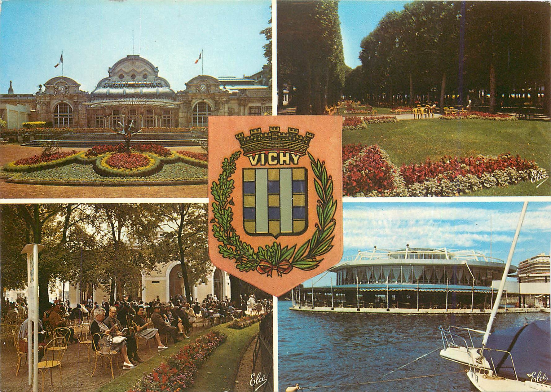 CPM Vichy Le Casino Le Parc La Source de l'Hopital