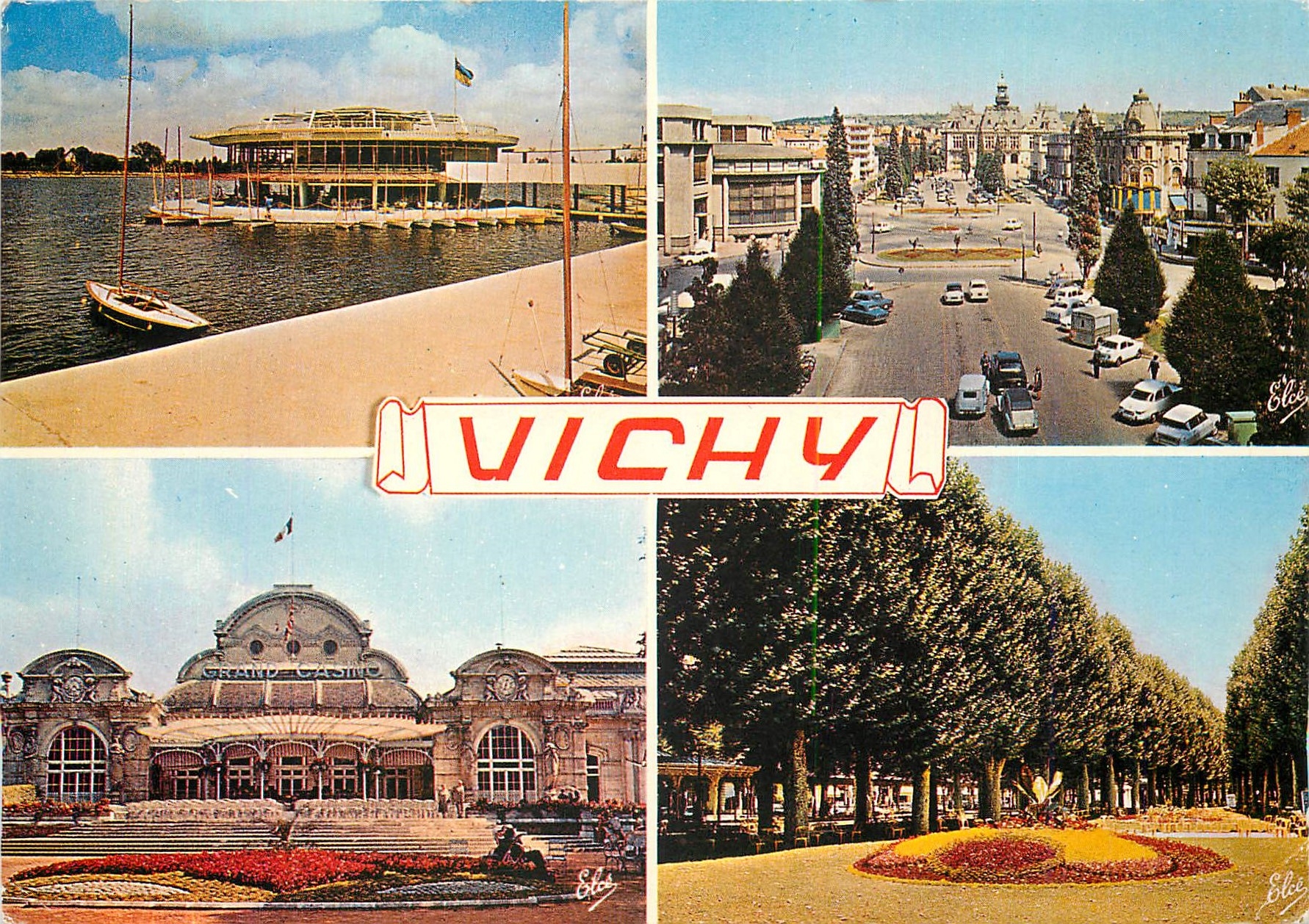 CPM Vichy Allier de gauche a droite 