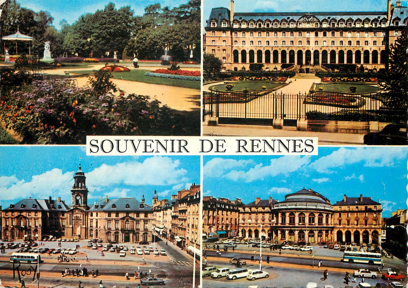 CPM Souvenir de Rennes 