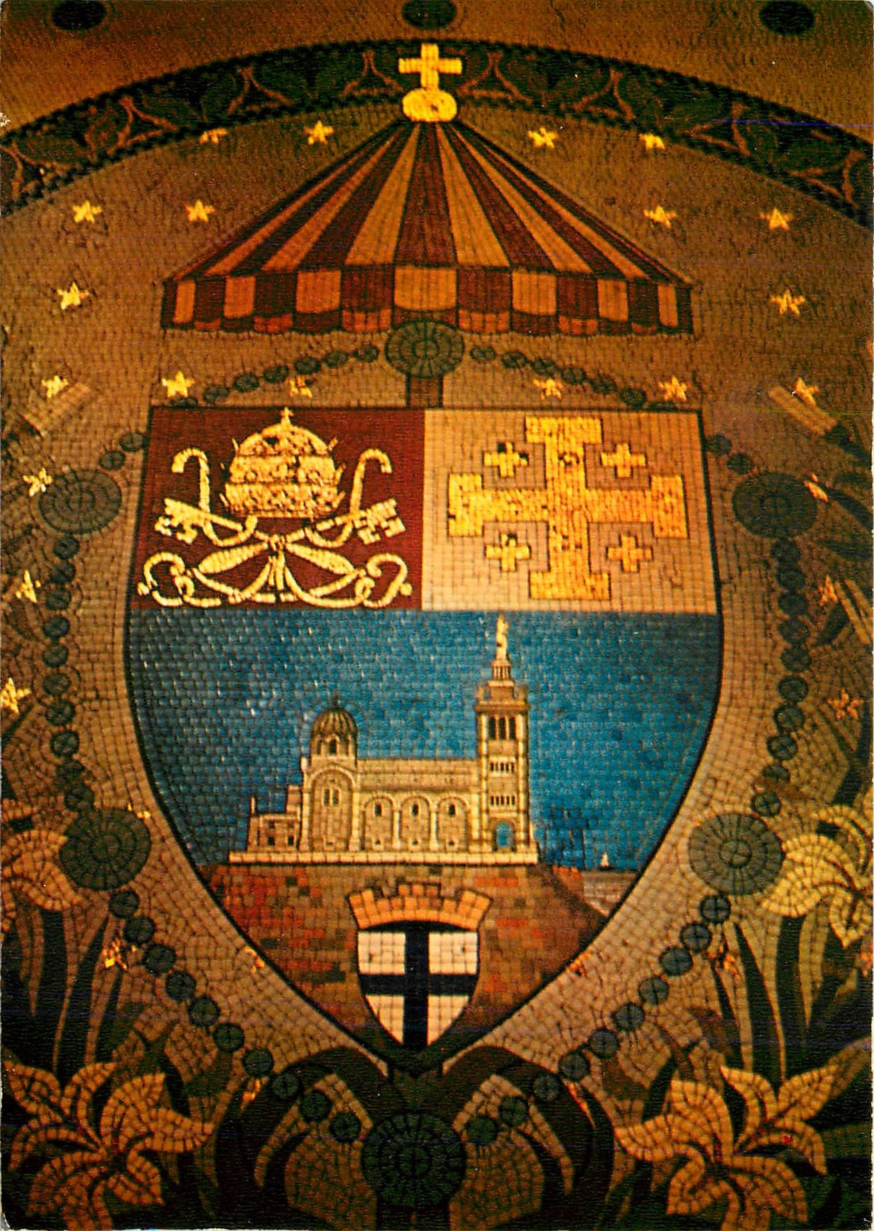 CPM Marseille Basilique Notre Dame de la Garde 