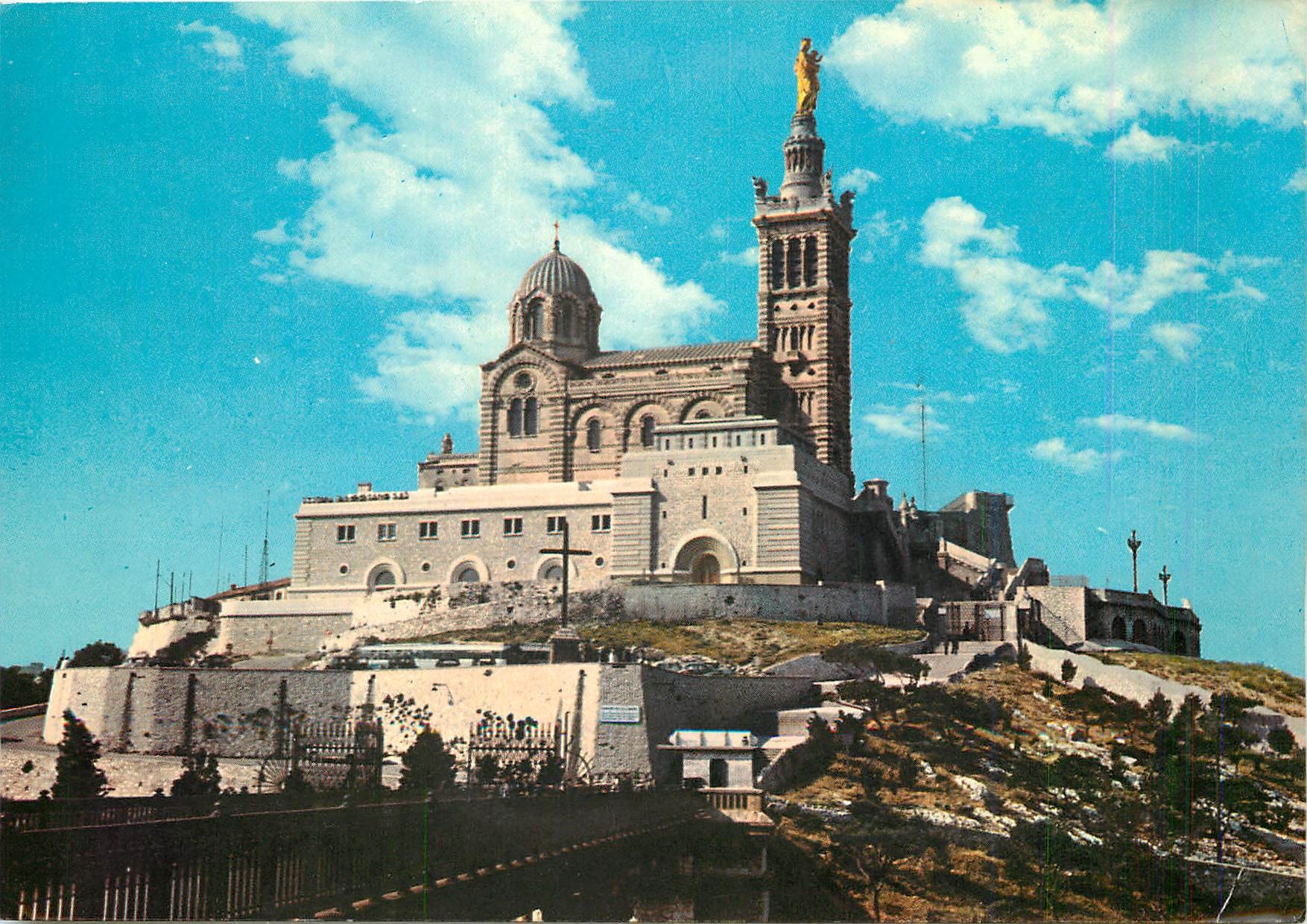 CPM Marseille Basilique de Notre Dame de la Garde 