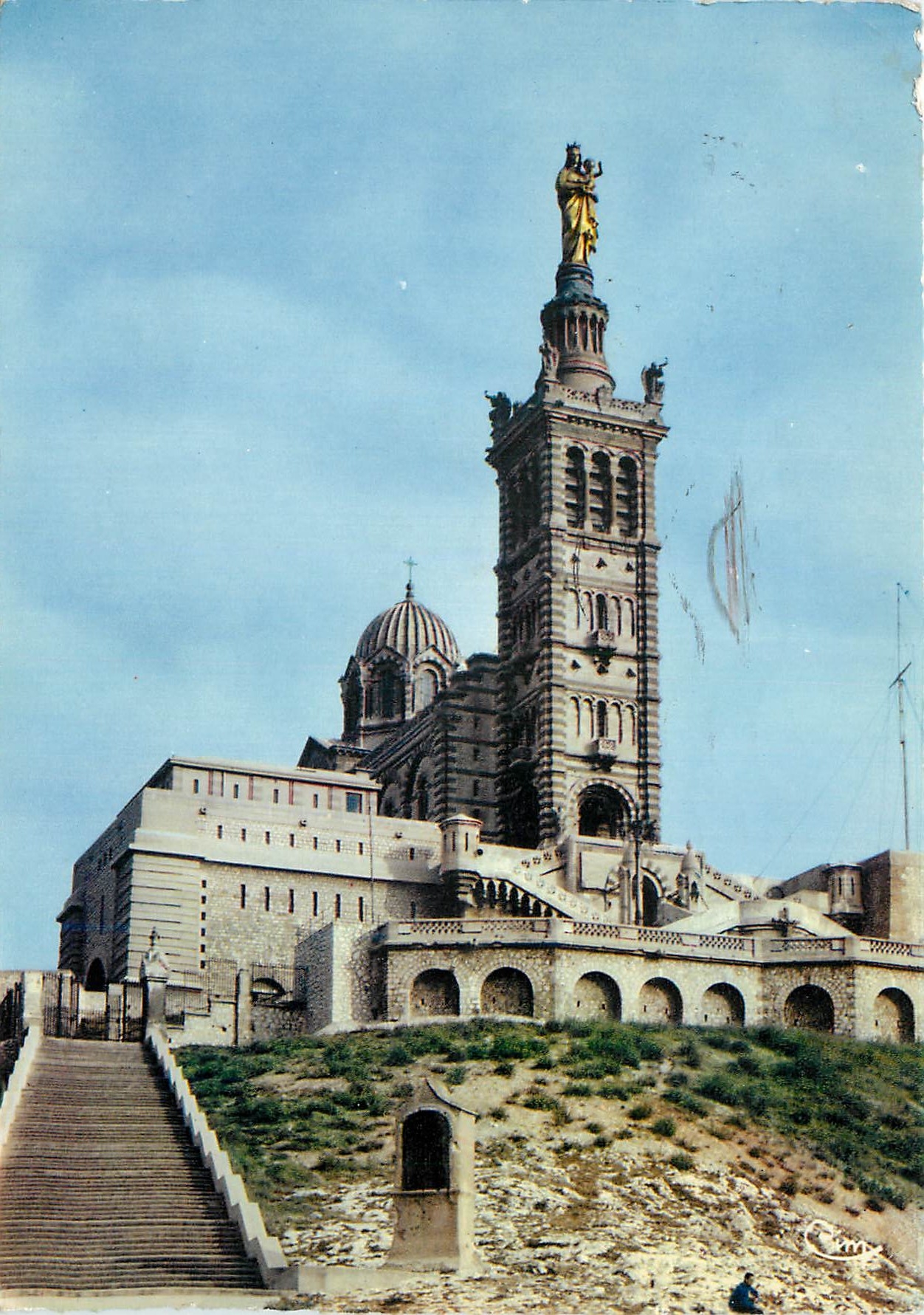 CPM Marseille B du Rh Notre Dame de la Garde 
