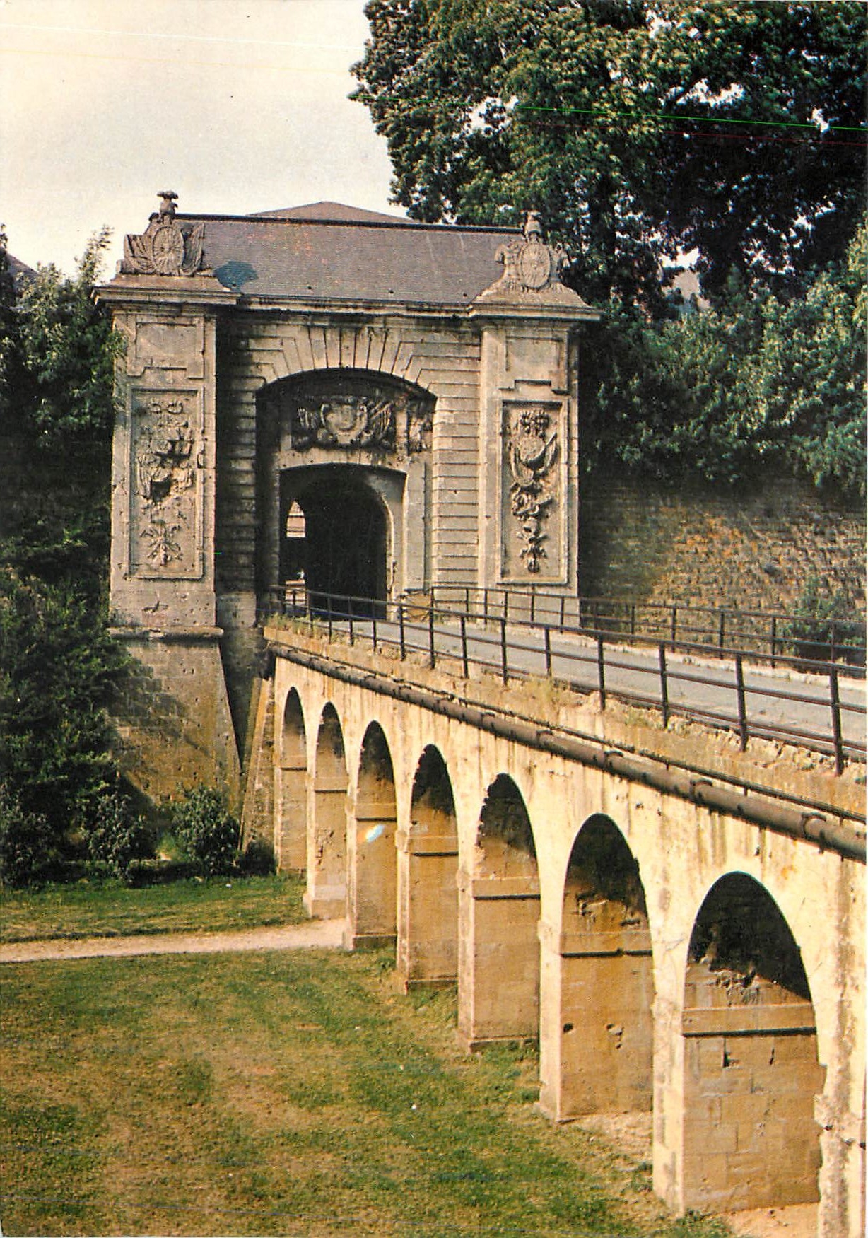 CPM Longwy Hau Vue sur les Travaux de Vauban