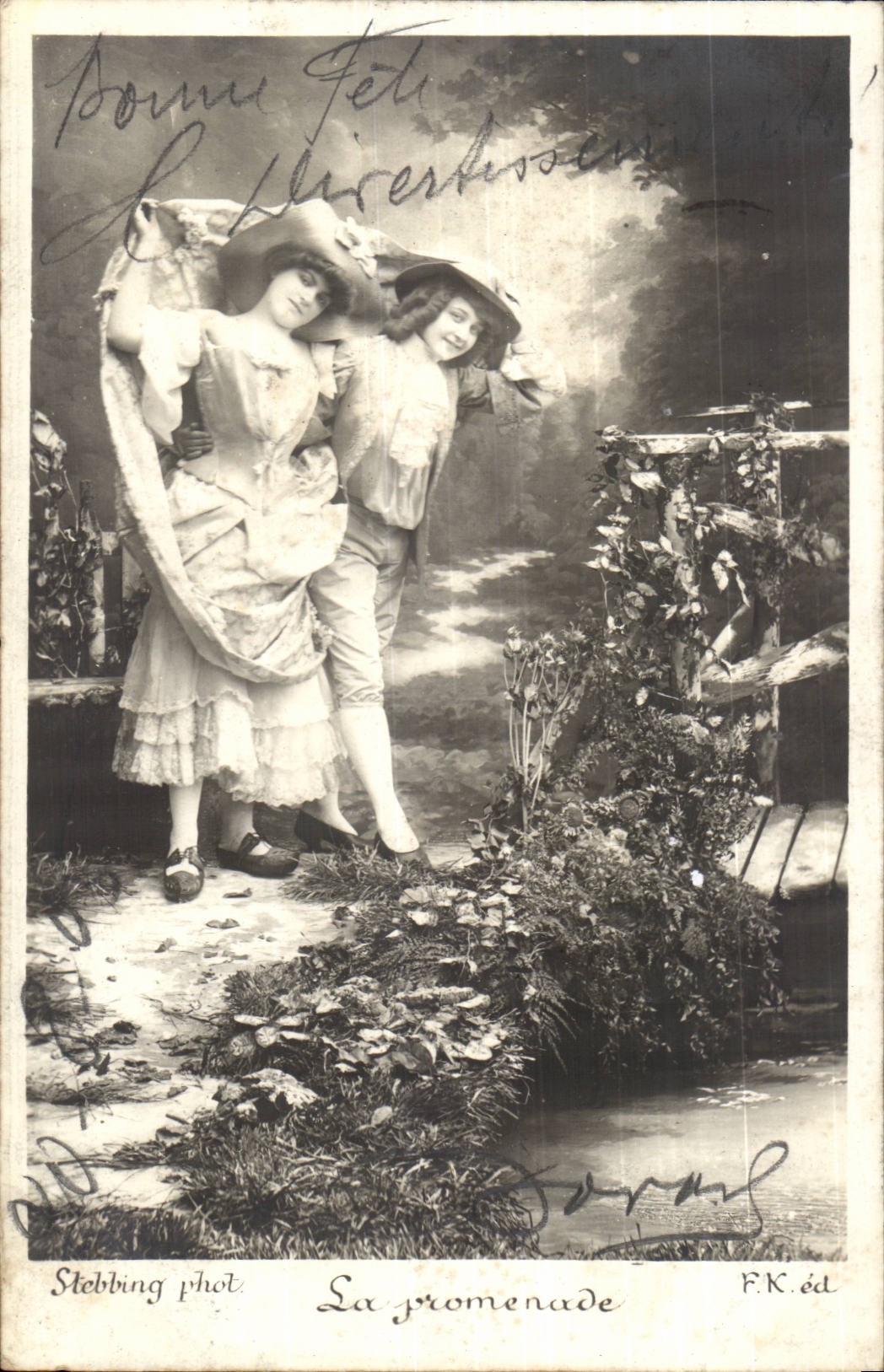 CPA Fantasy Children the walk