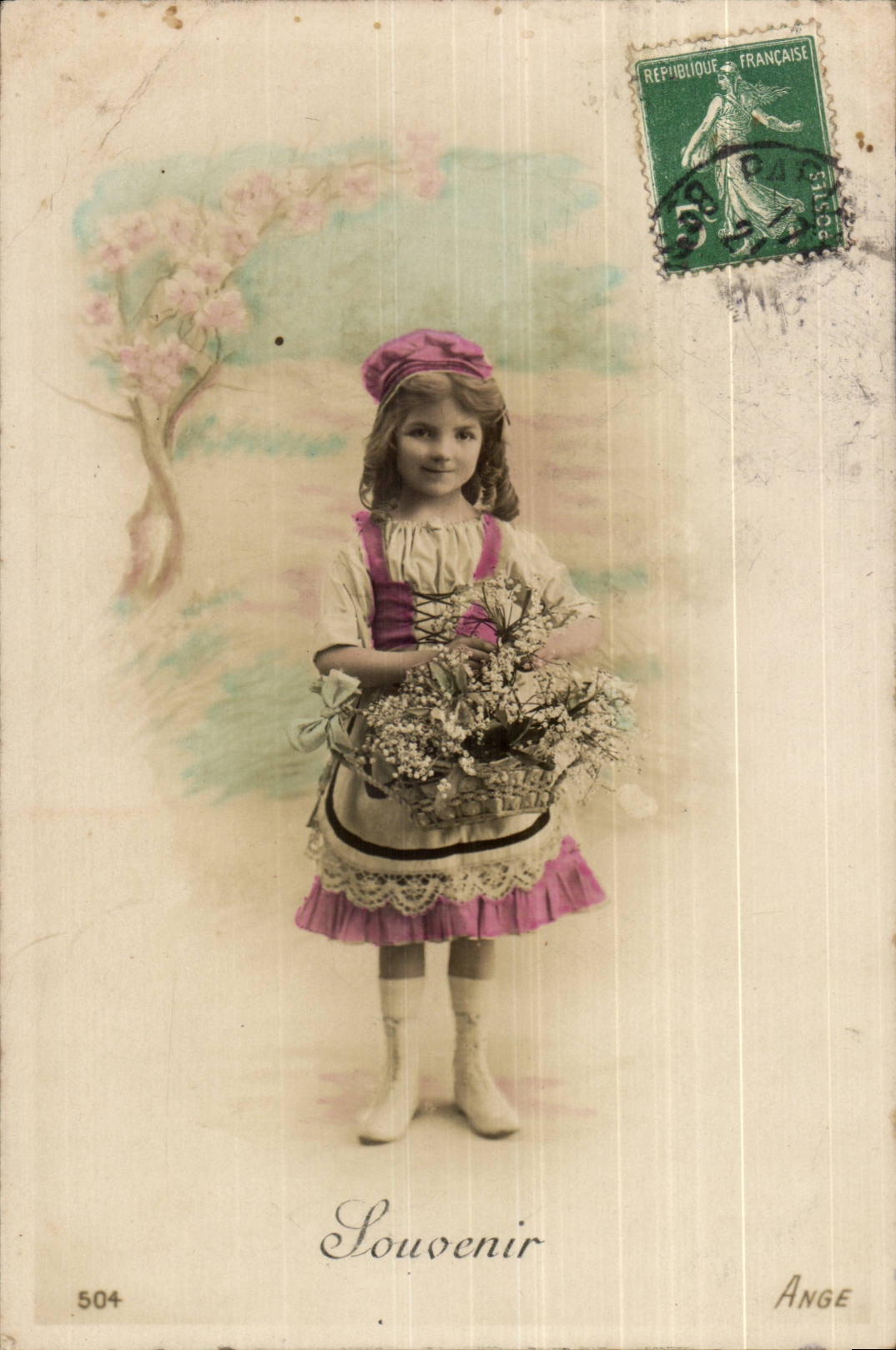 CPA Fantasy Child Souvenir Angel