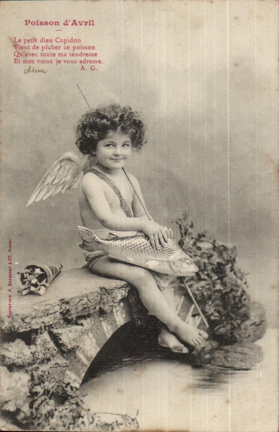 CPA Fantasy Poisson Child of April